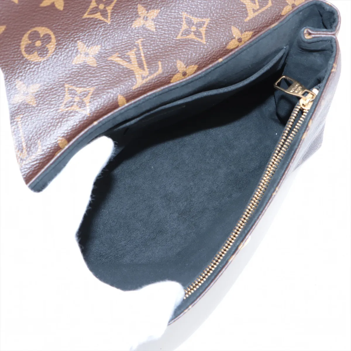 Monogram x Taurillon Saint-Placide M43714 Brown x Black RFID reaction available — view 7