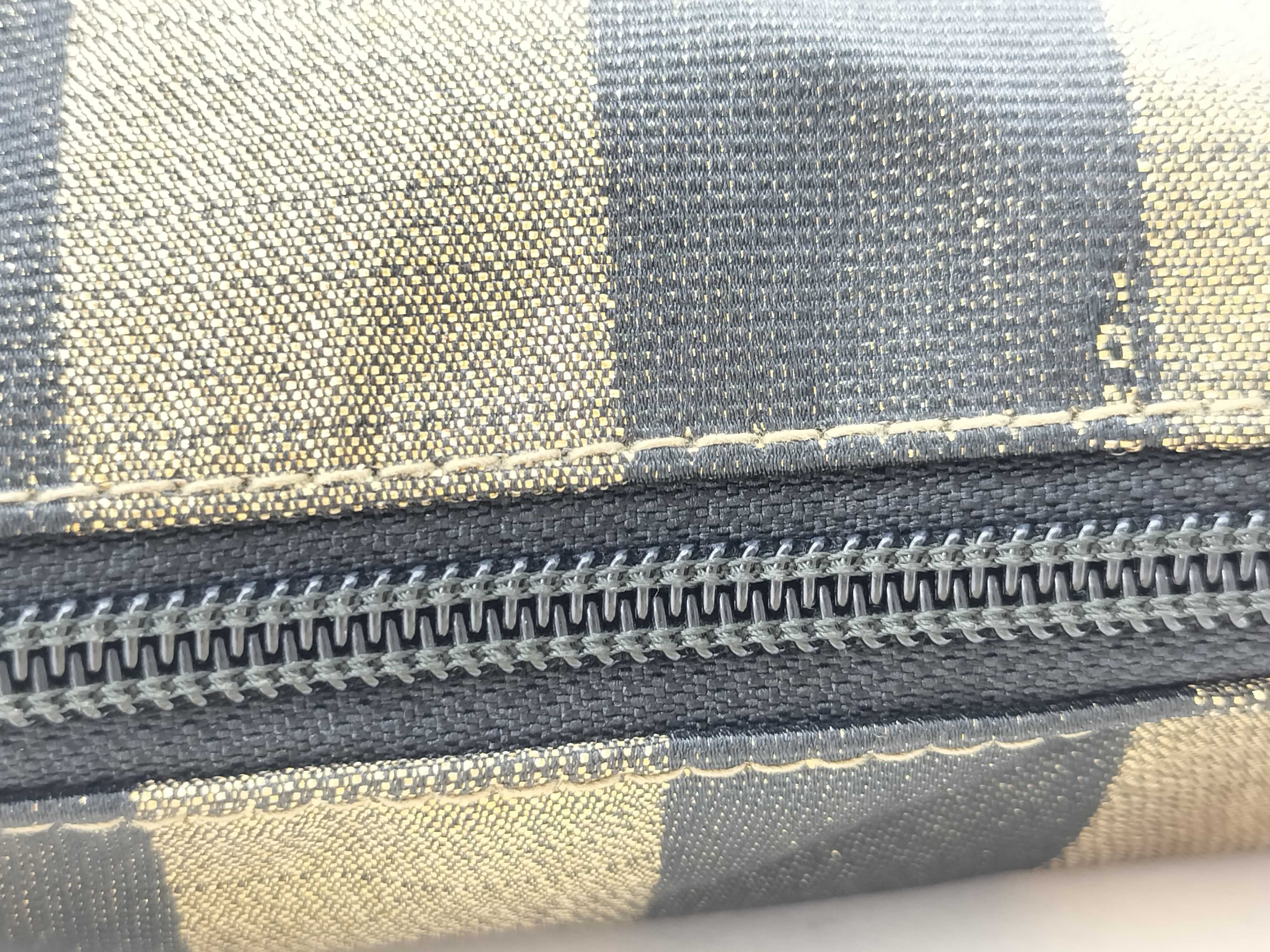 Pecan Pattern Fendi Shoulder Bag Canvas Black Gold Shoulder Bag — view 8