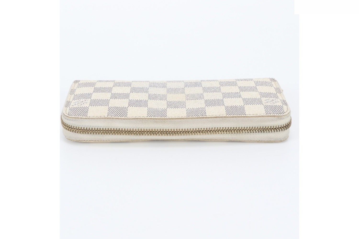 Damier Azur Zippy Wallet Leather Long Wallet — view 5