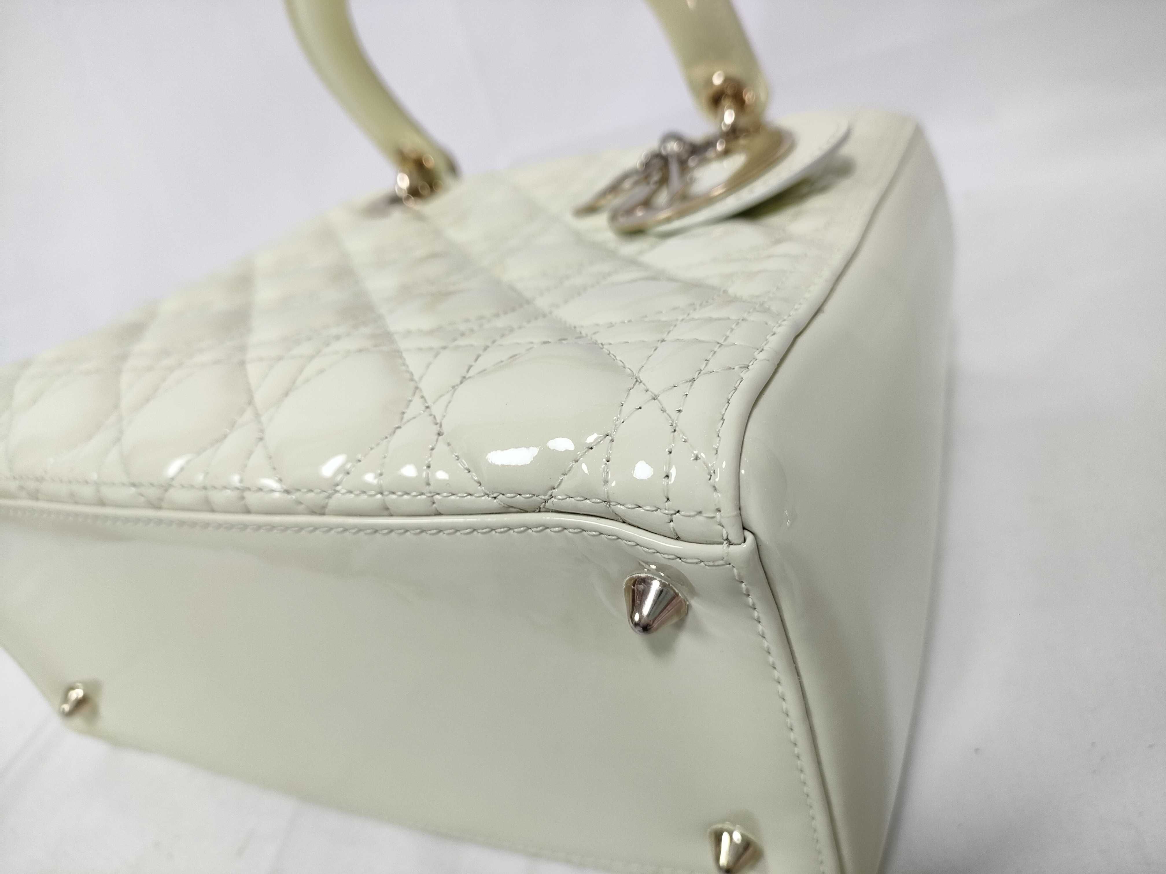 Lady Dior Enamel Lady Handbag — view 4