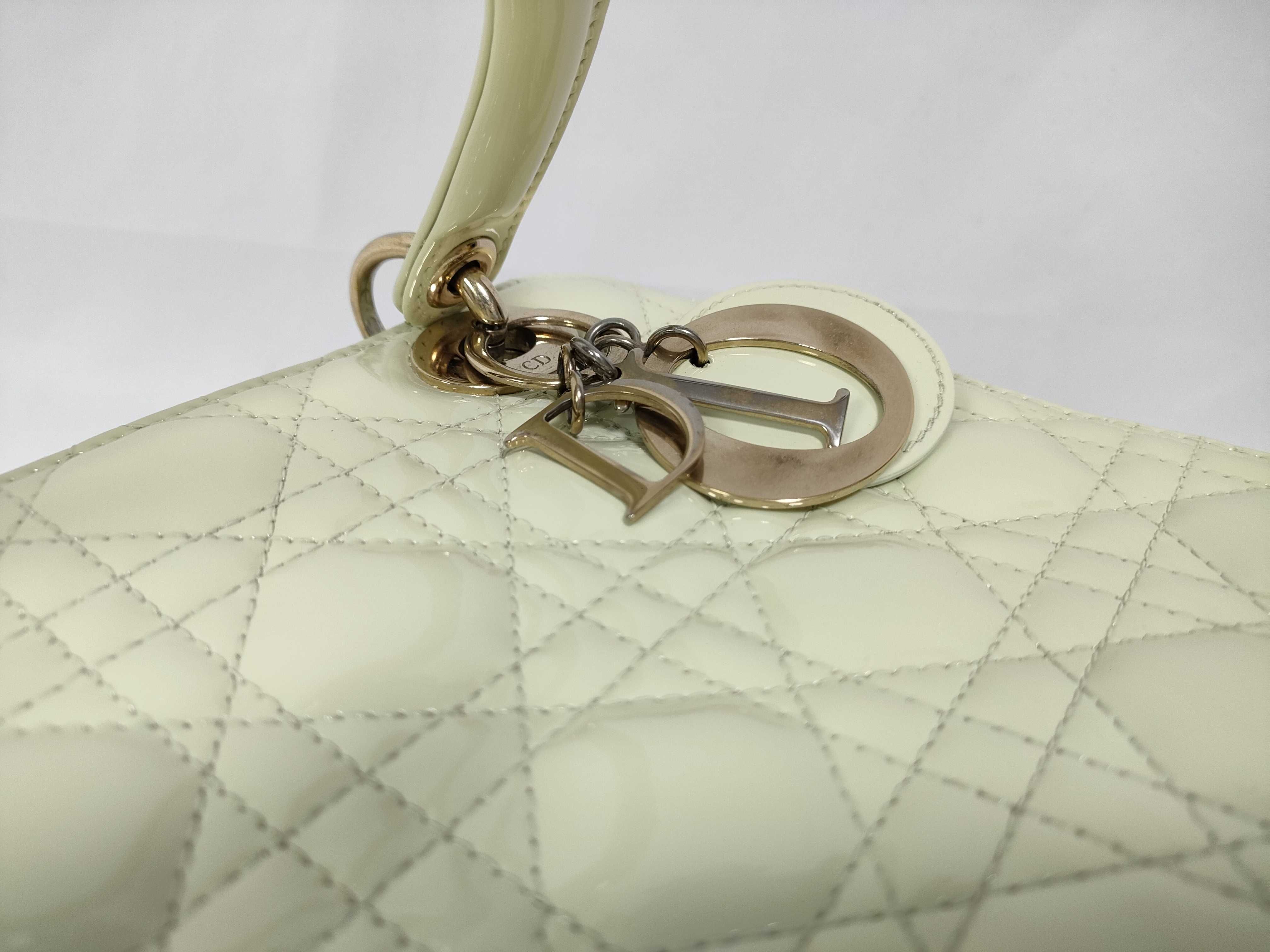Lady Dior Enamel Lady Handbag — view 6