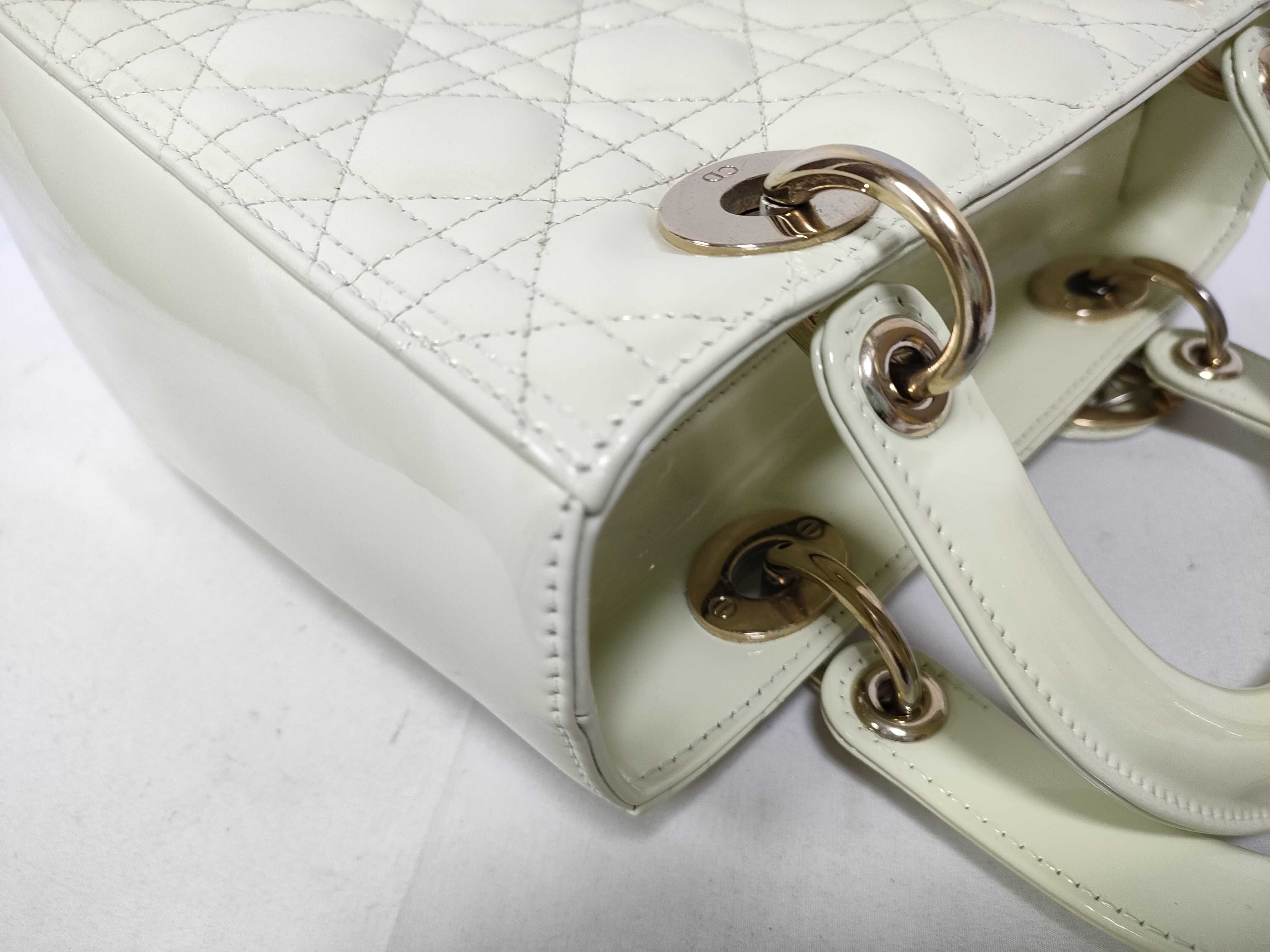 Lady Dior Enamel Lady Handbag — view 9