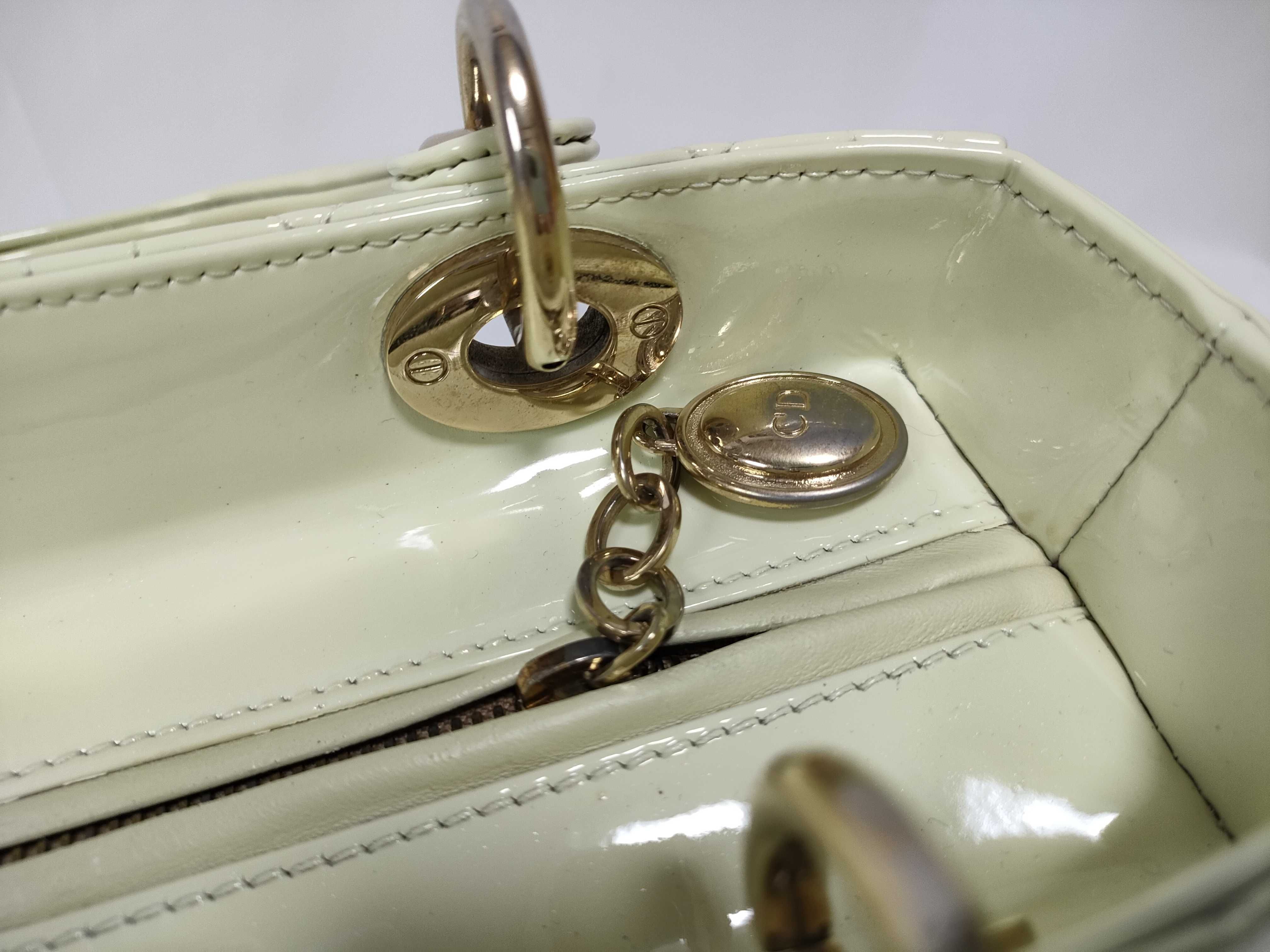 Lady Dior Enamel Lady Handbag — view 10