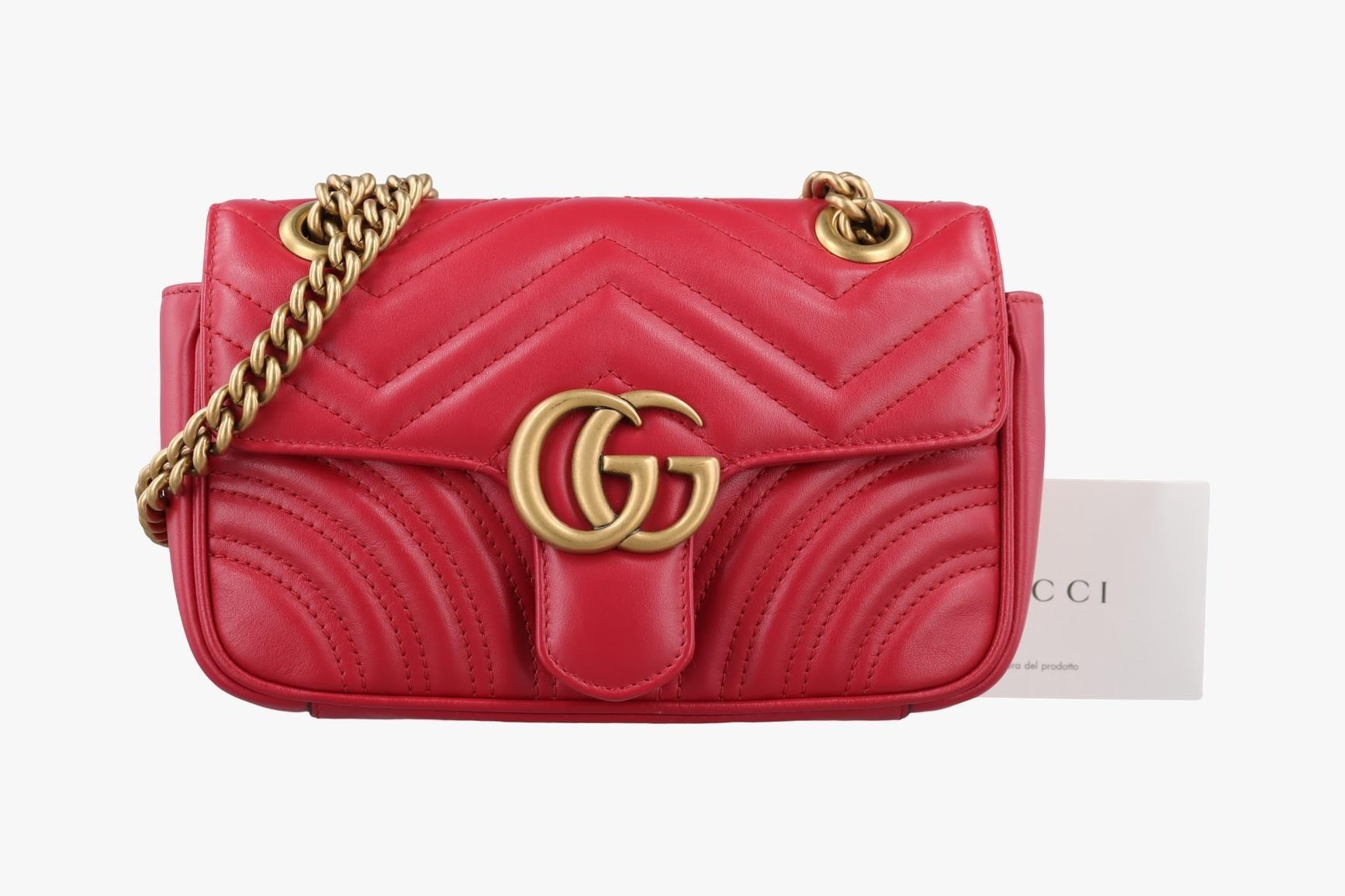 GG Marmont Leather Red