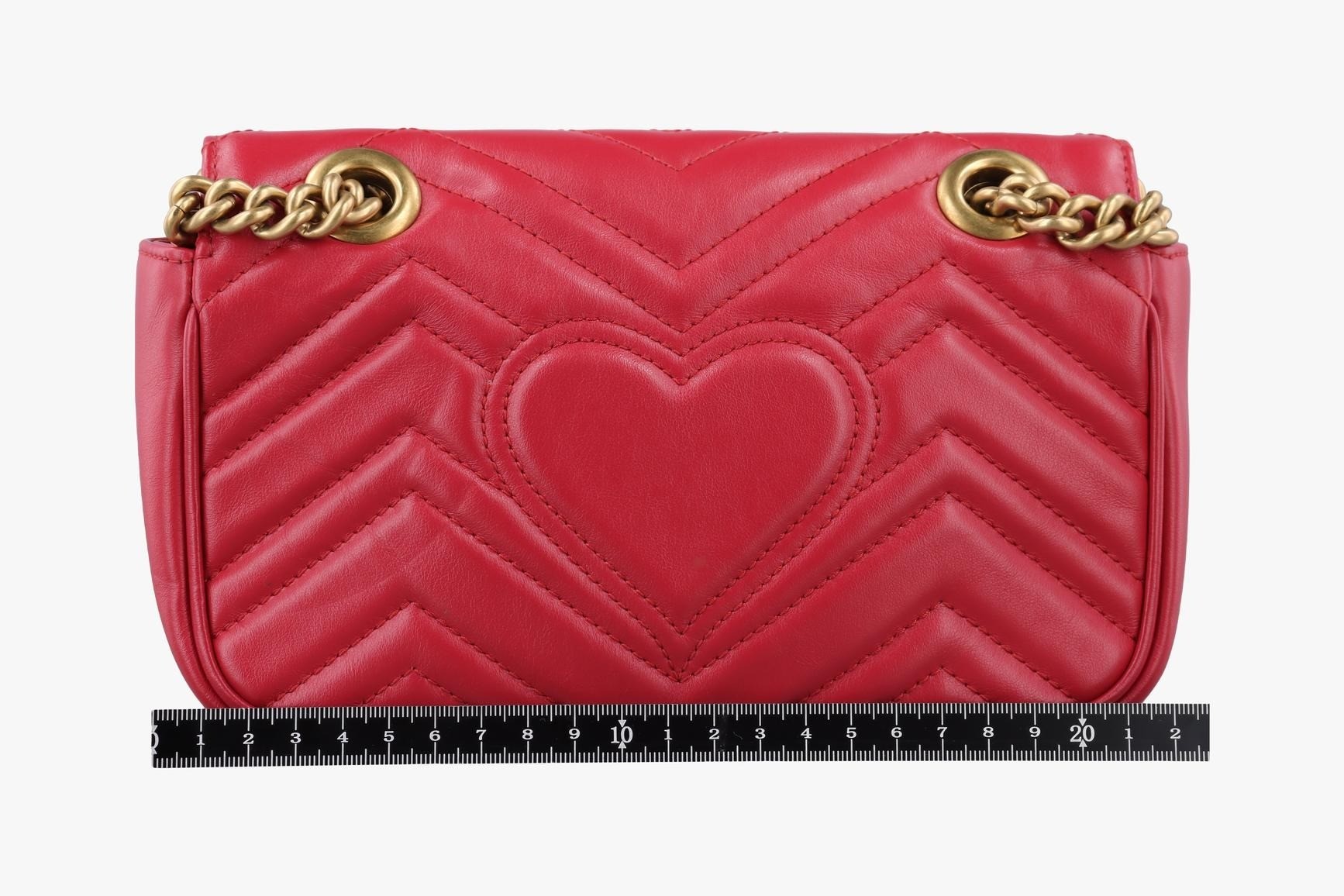 GG Marmont Leather Red — view 2