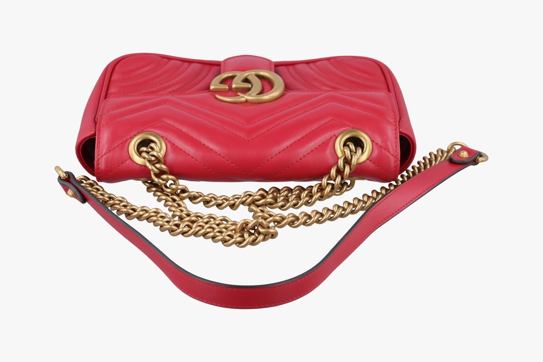 GG Marmont Leather Red — view 5