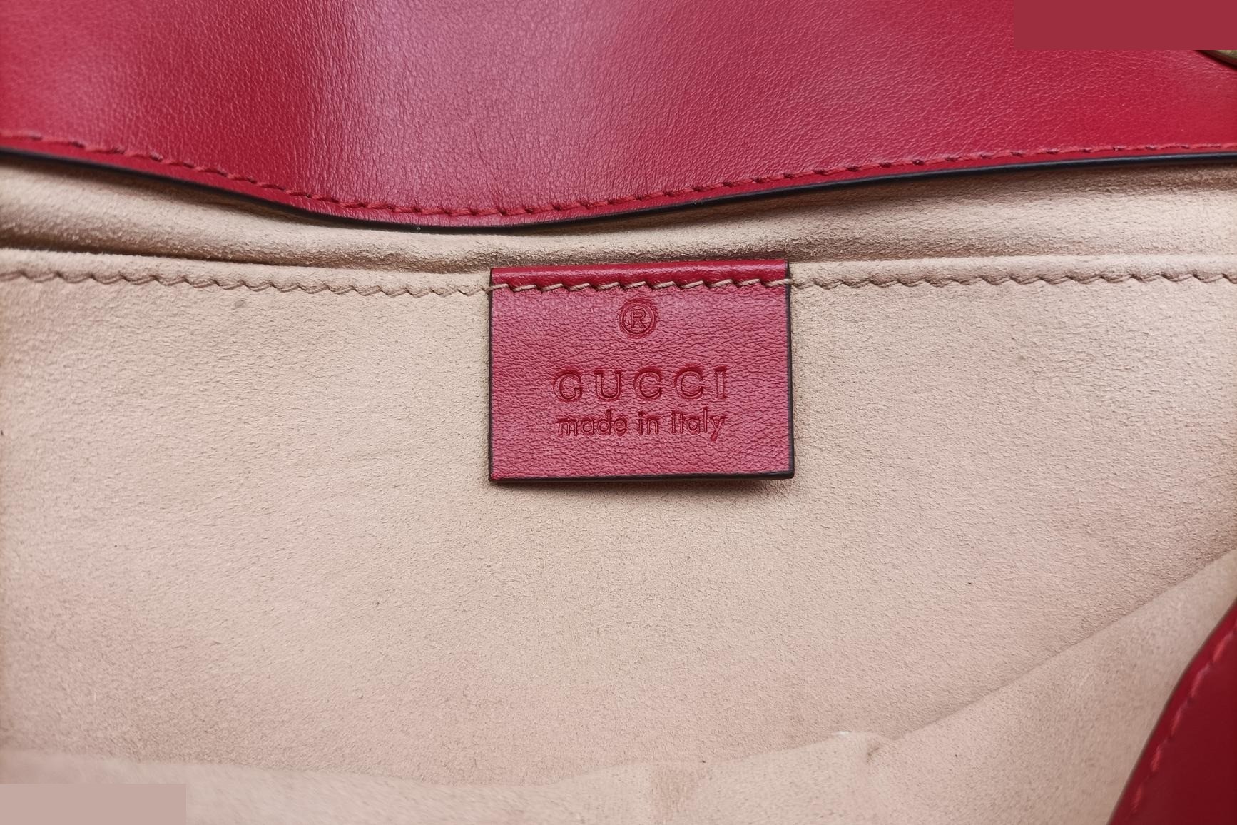 GG Marmont Leather Red — view 7