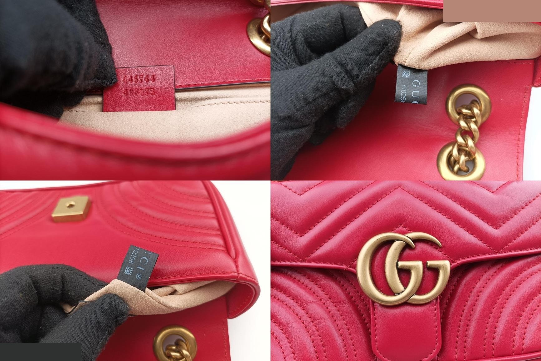 GG Marmont Leather Red — view 8