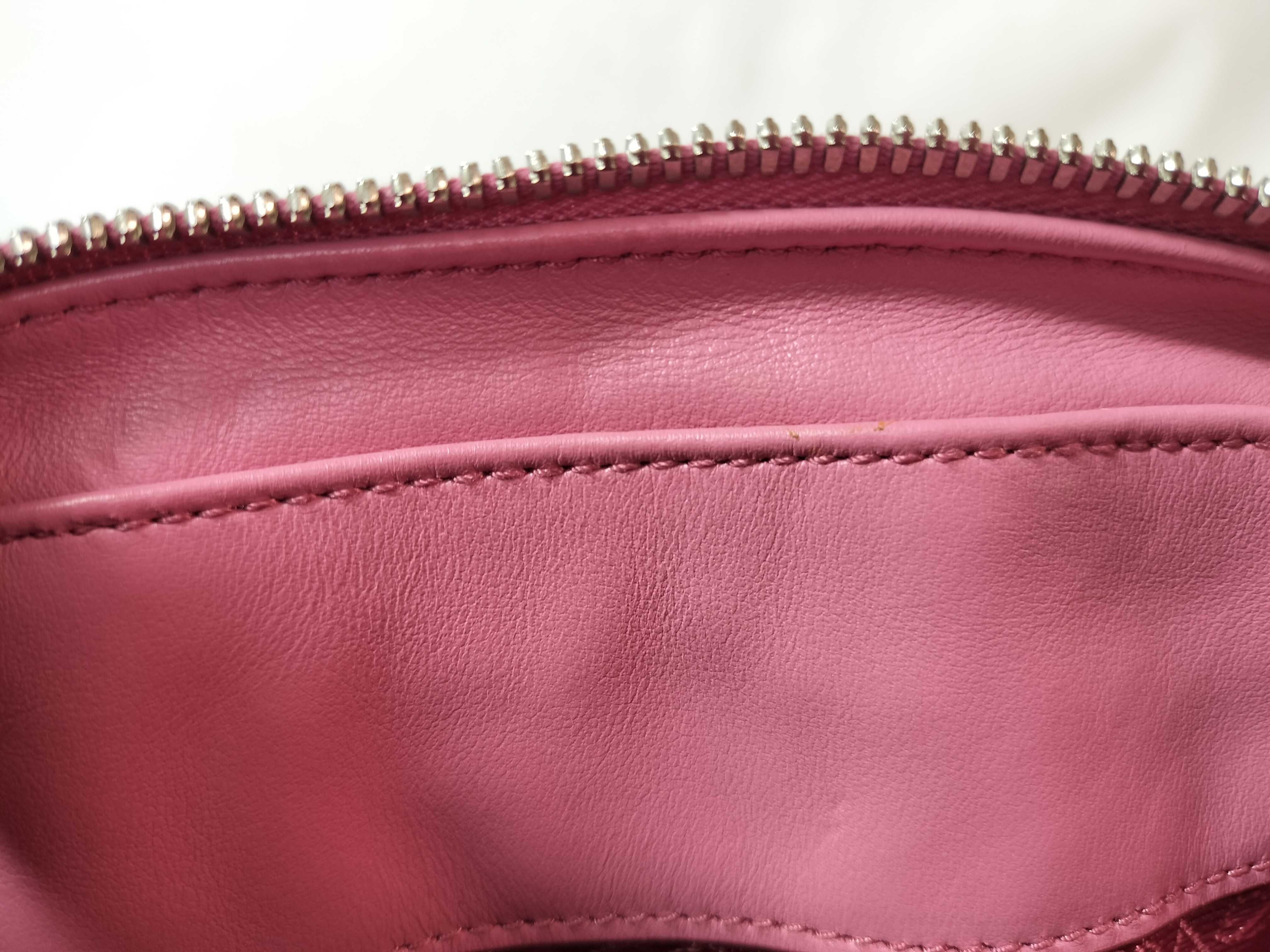 Leather Chain Shoulder Bag Pink 1BH084 Shoulder Bag — view 11