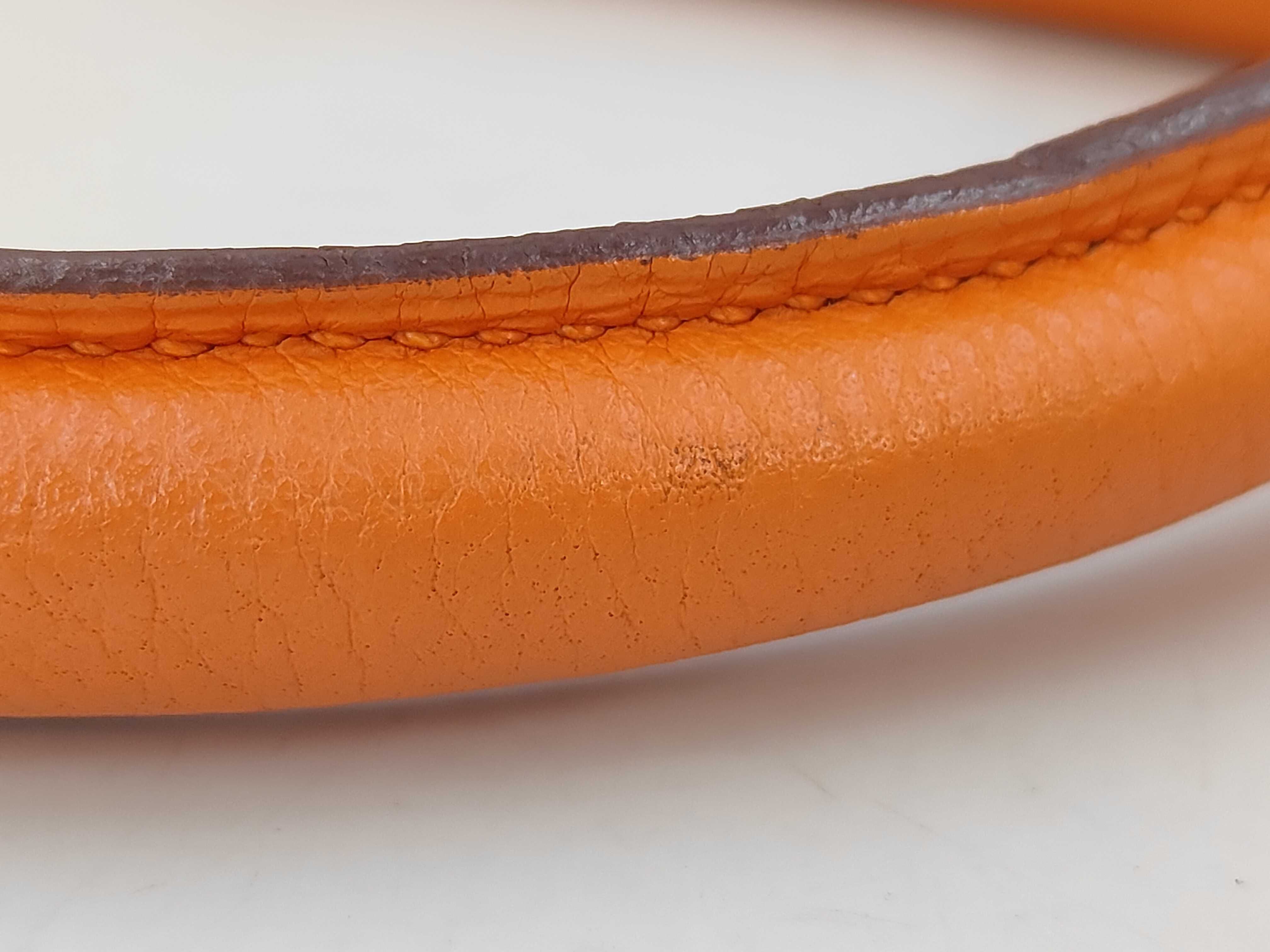 Kelly 35 Togo Orange Handbag — view 4