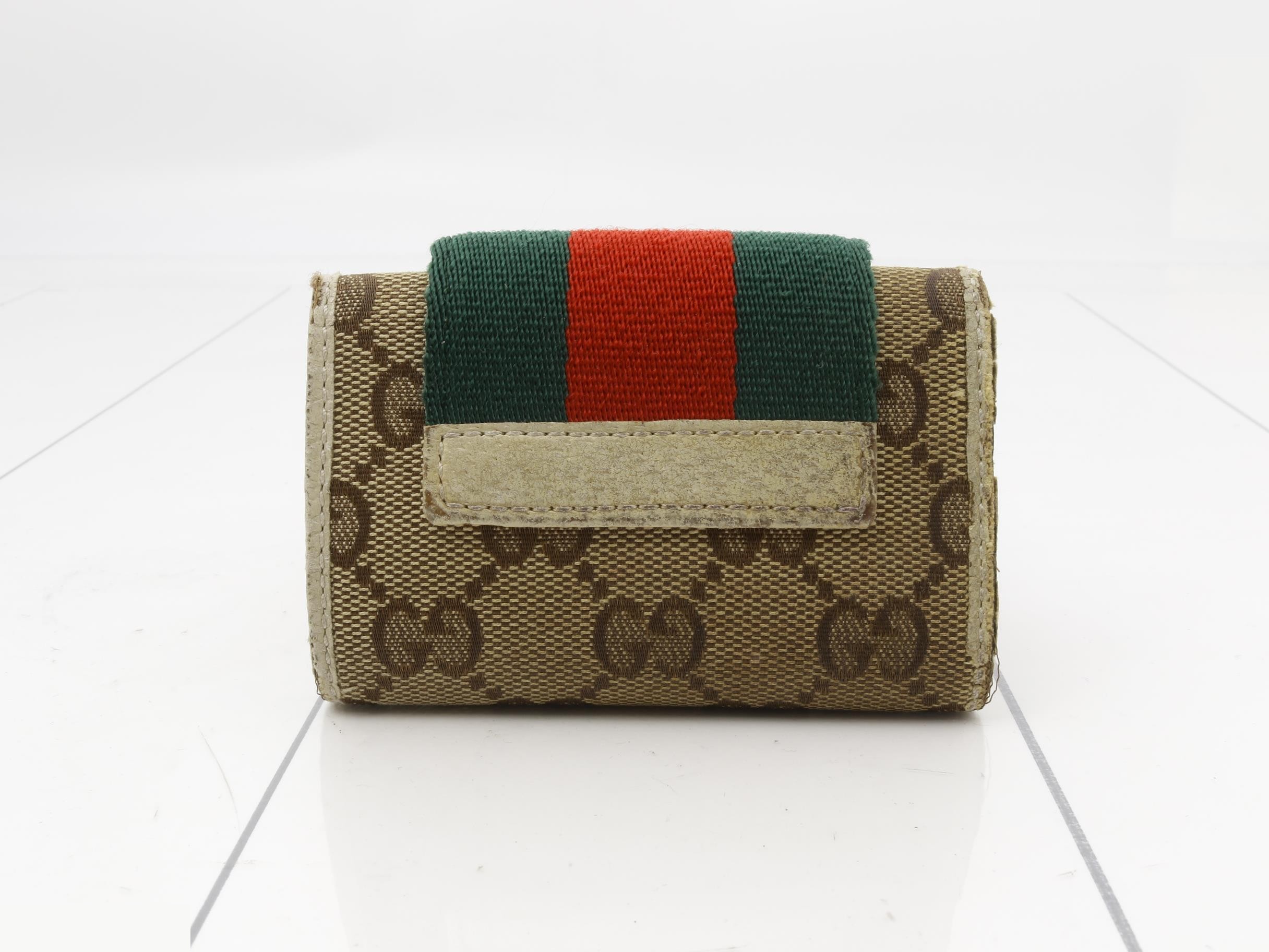 121673 GG Canvas Key Case Sherry — view 2
