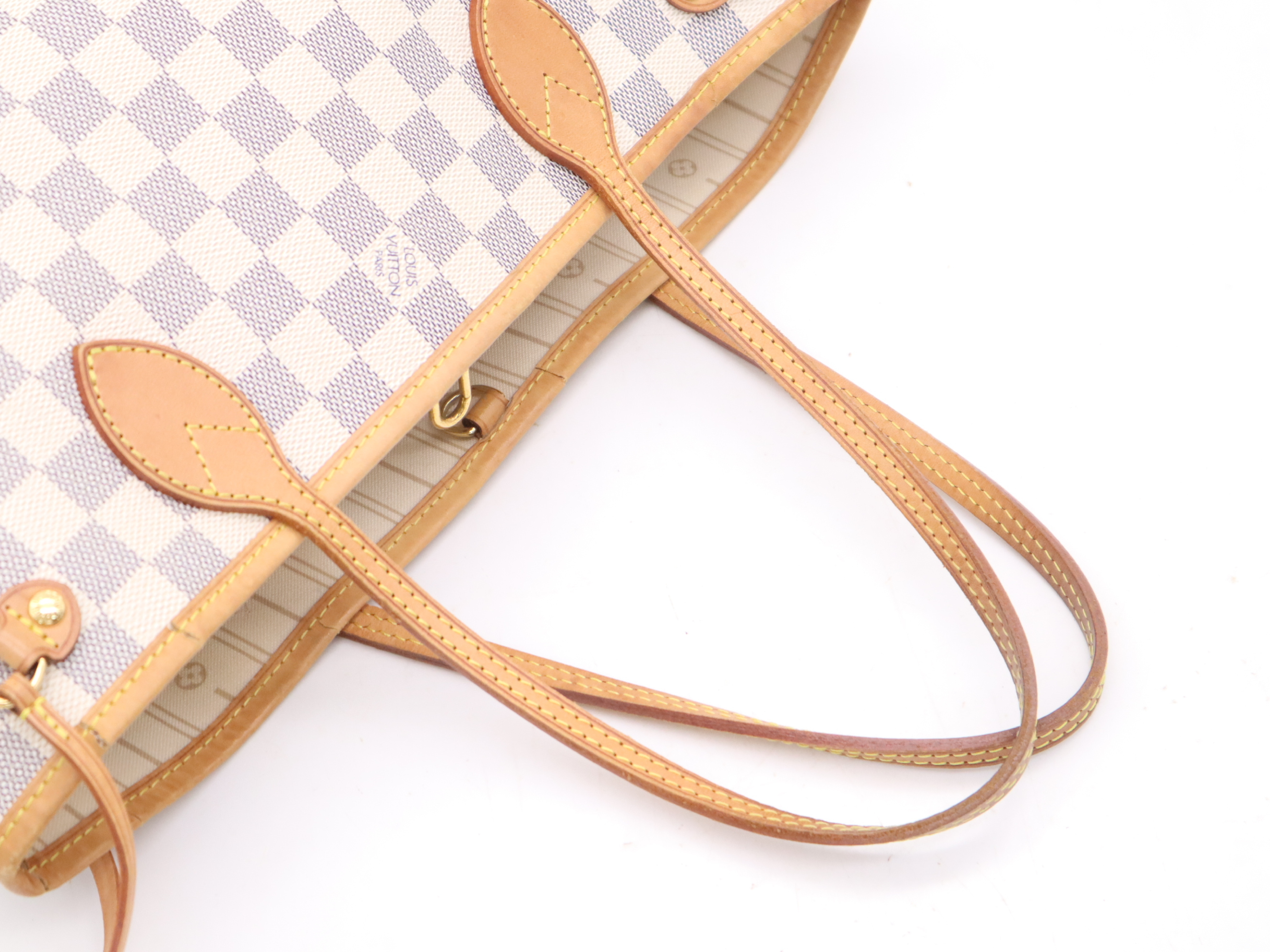 N51110 Azur Neverfull PM (Old Model) Tote Bag — view 6