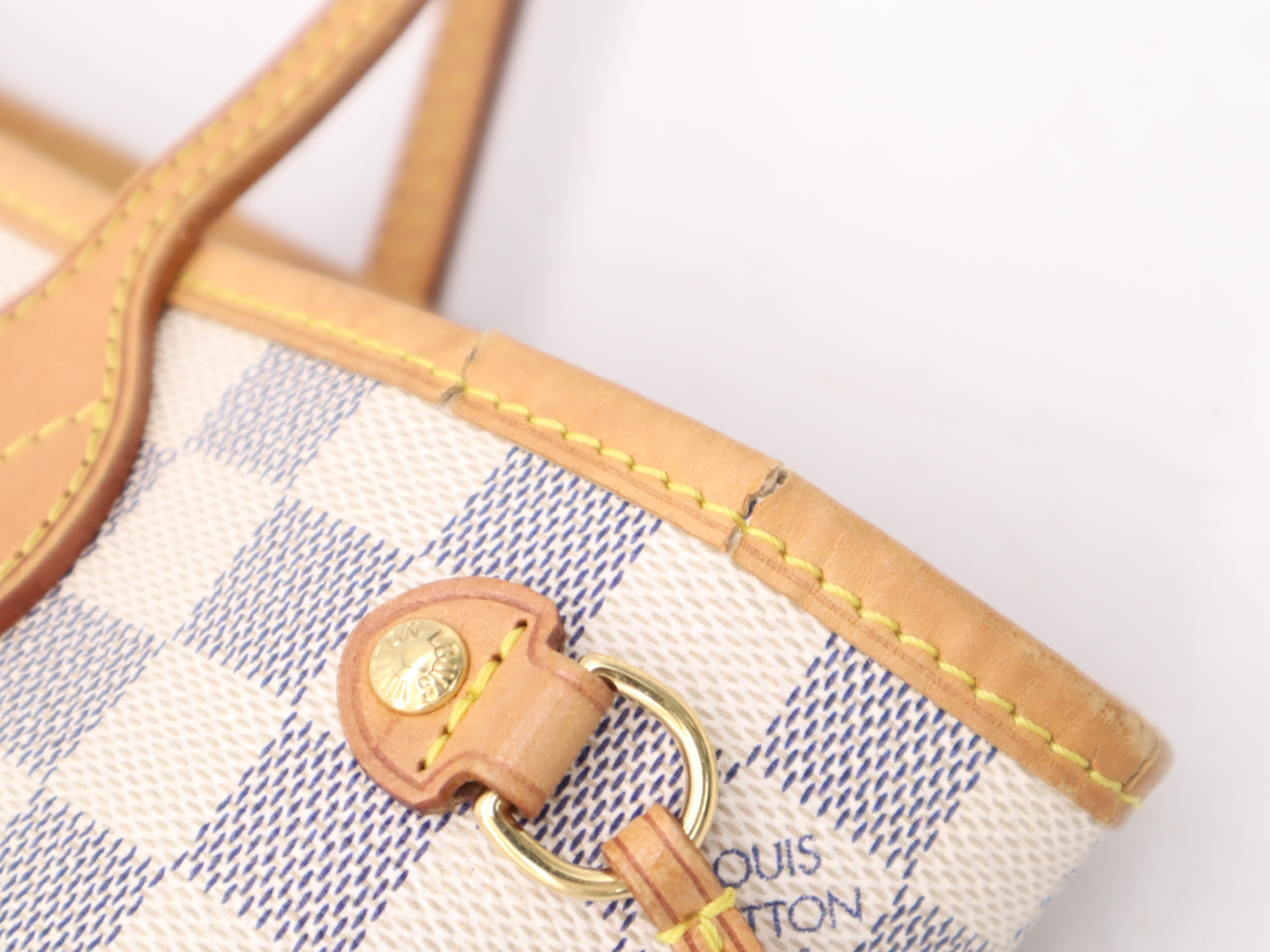 N51110 Azur Neverfull PM (Old Model) Tote Bag — view 9