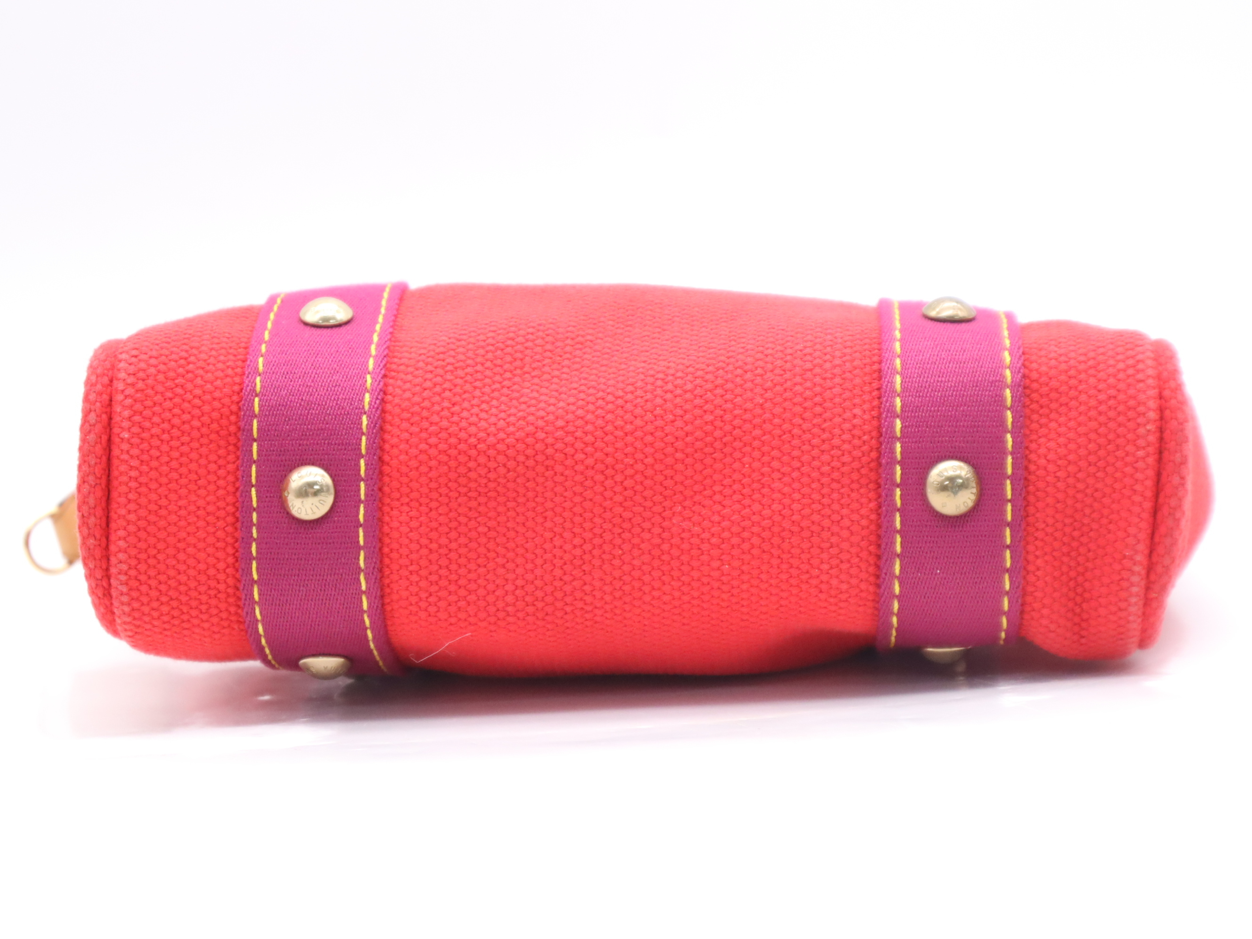 M40037 Antigua Cabas PM Rouge Handbag — view 4