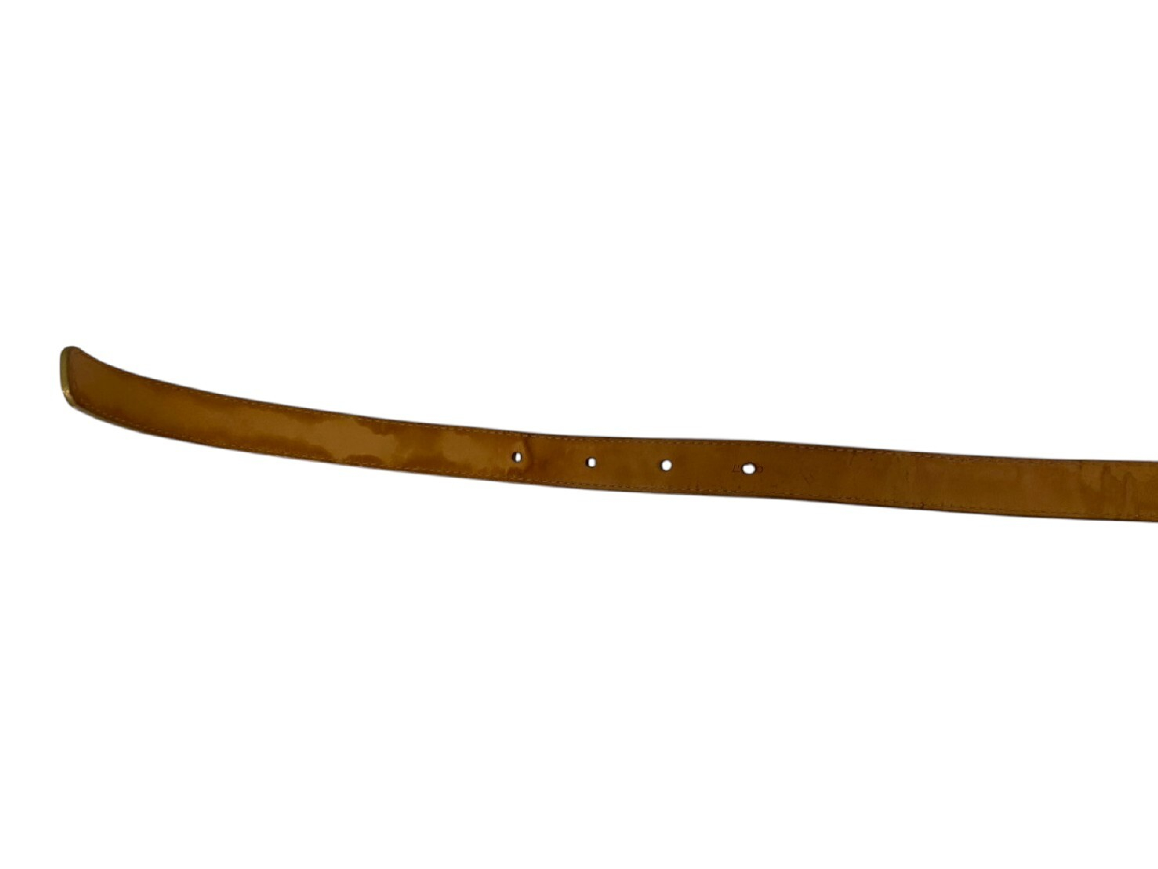 Lv logo gold belt — view 9