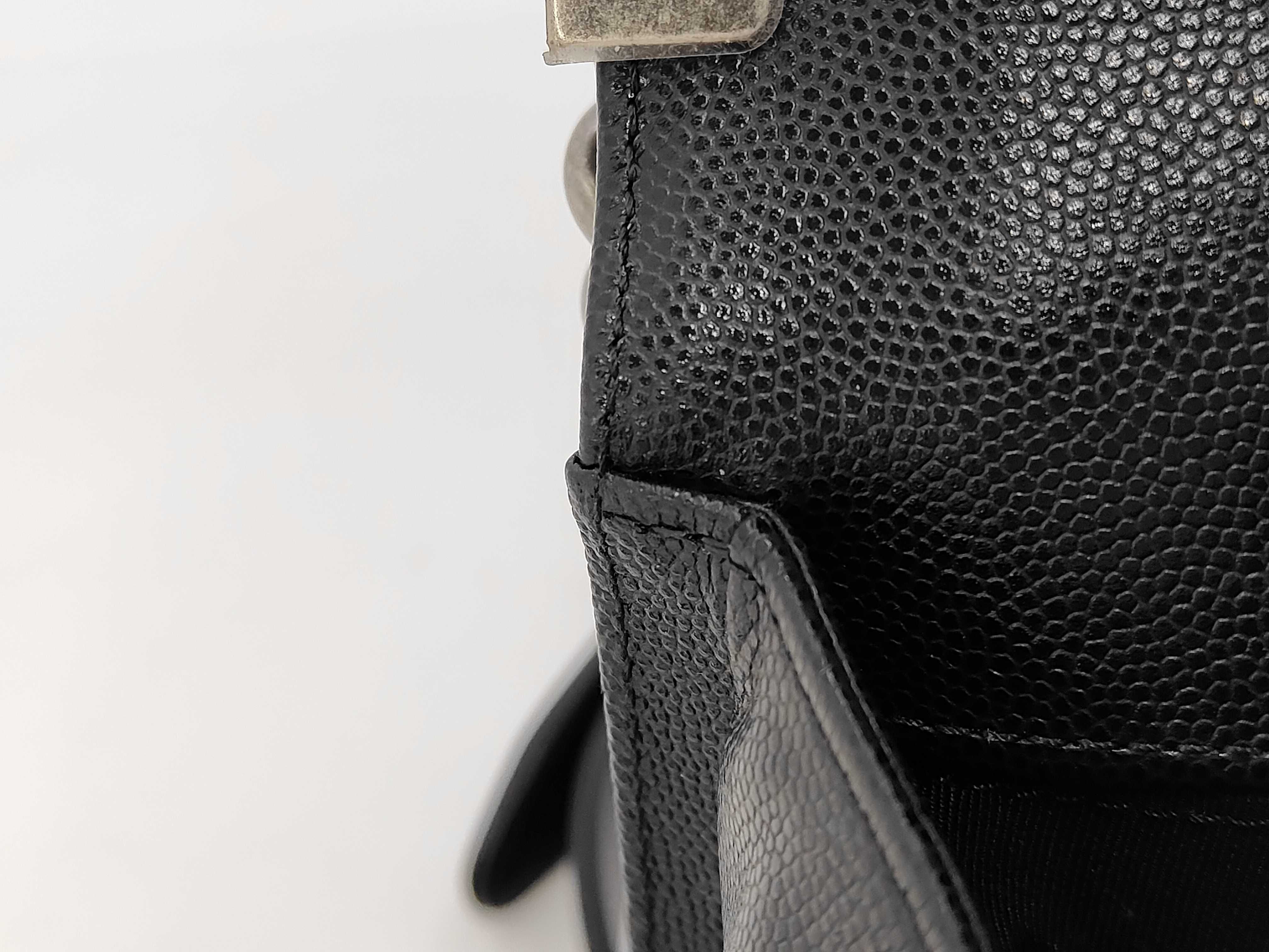 Boy Chanel Caviar Skin Black Chain Shoulder Bag — view 12