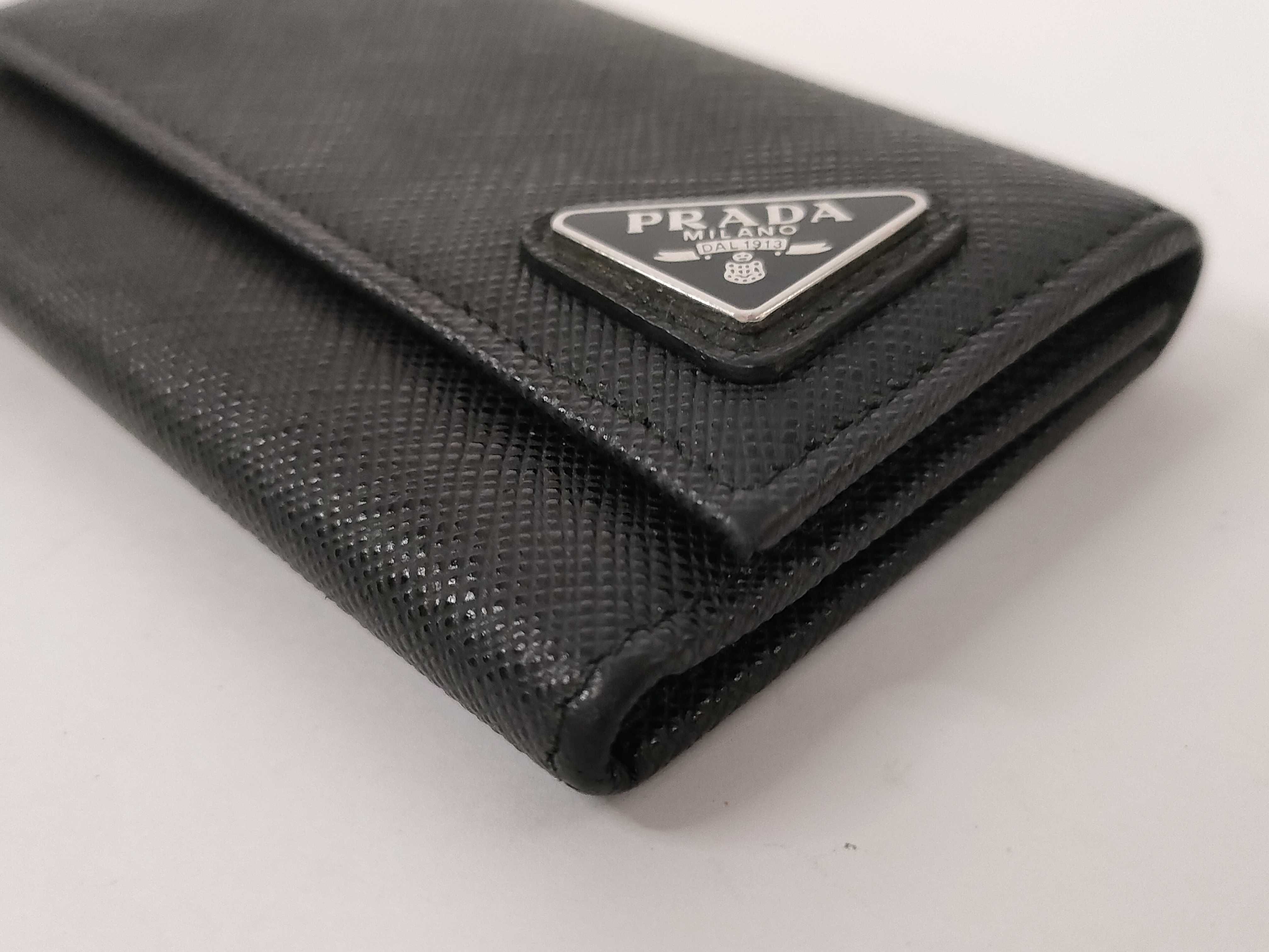 2PG222 Prada Saffiano Key Case — view 3