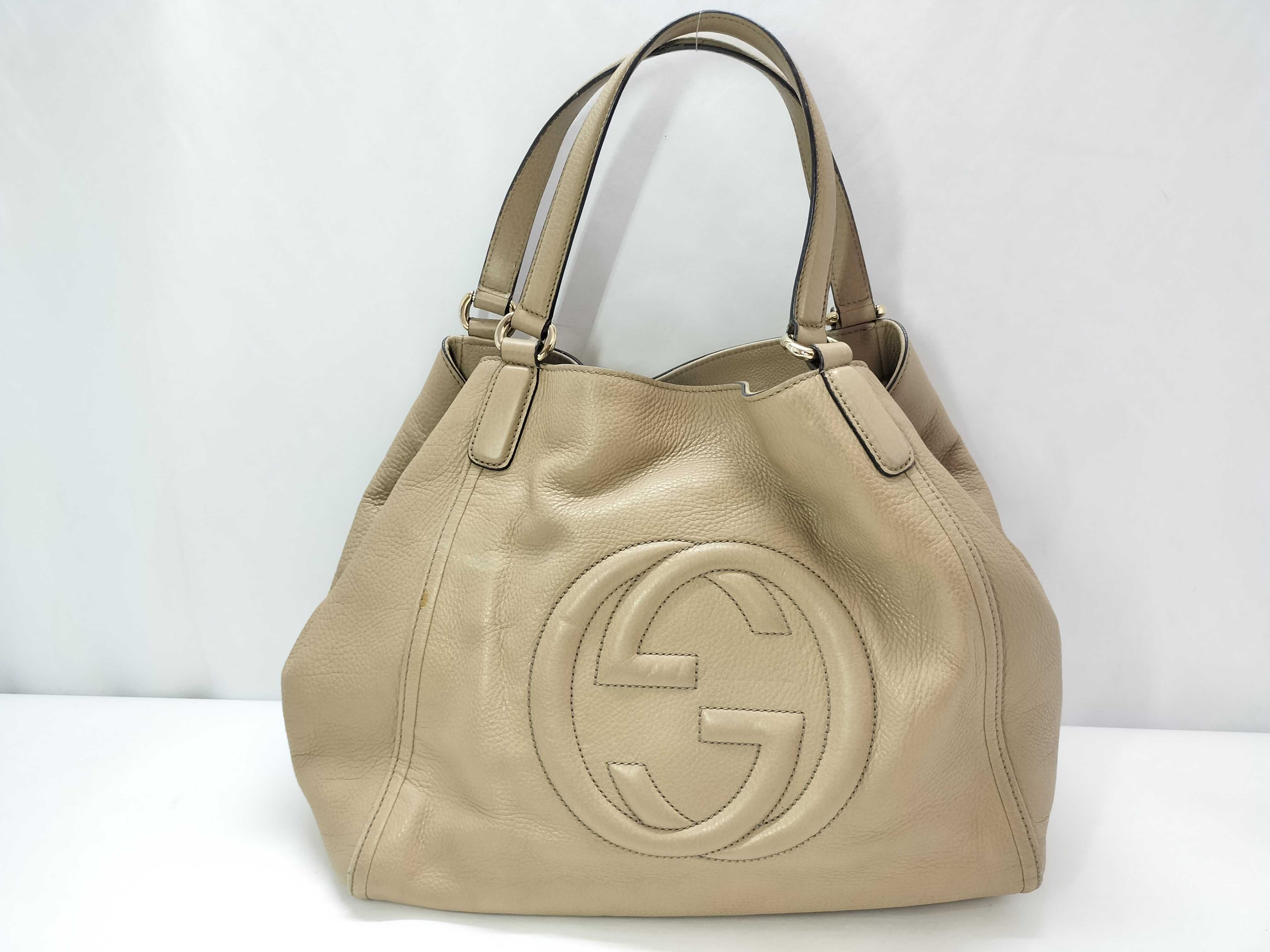Soho Interlocking G 282309 Leather Tote Bag