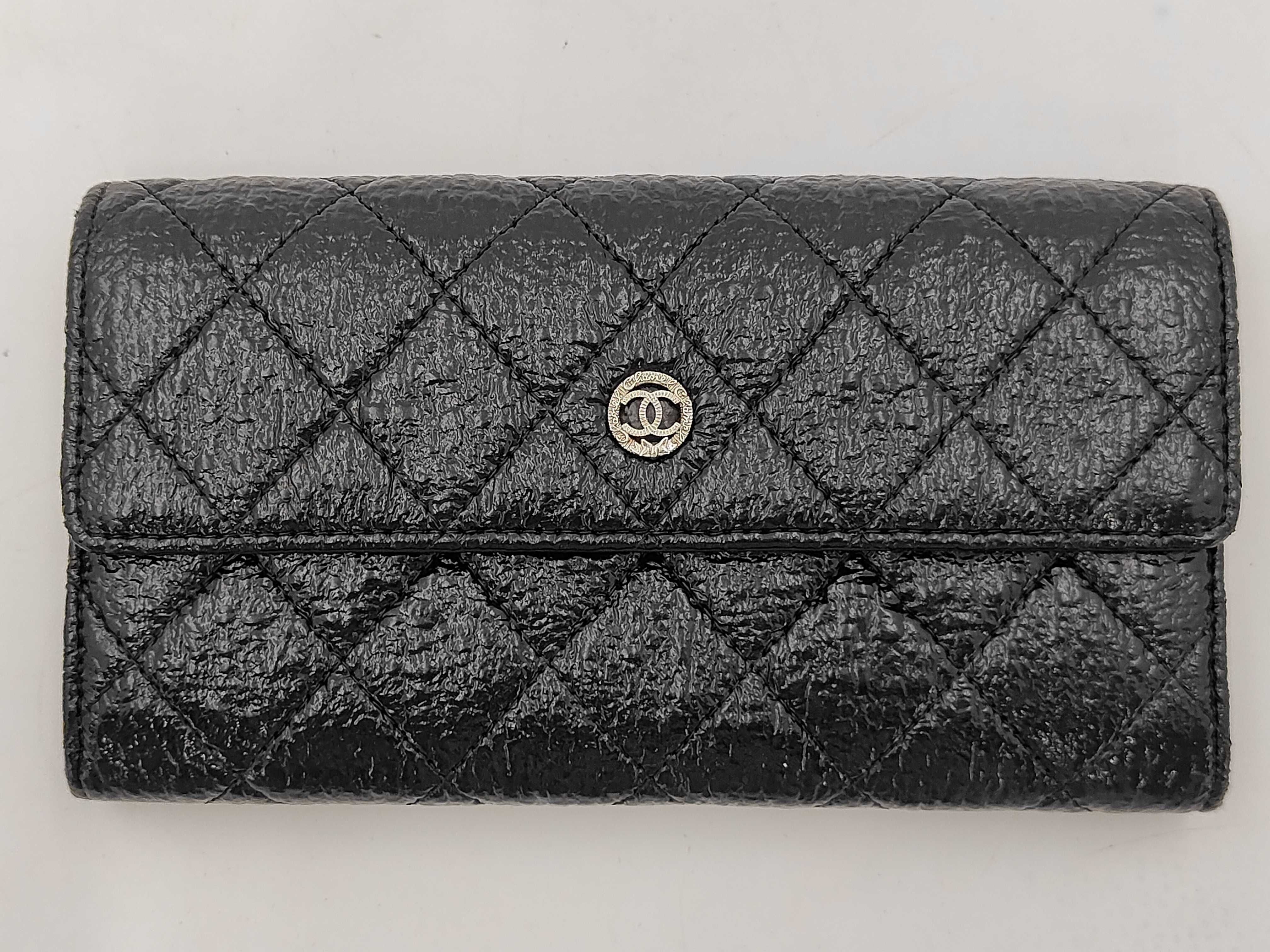 Matelassé Coco Mark Long Wallet