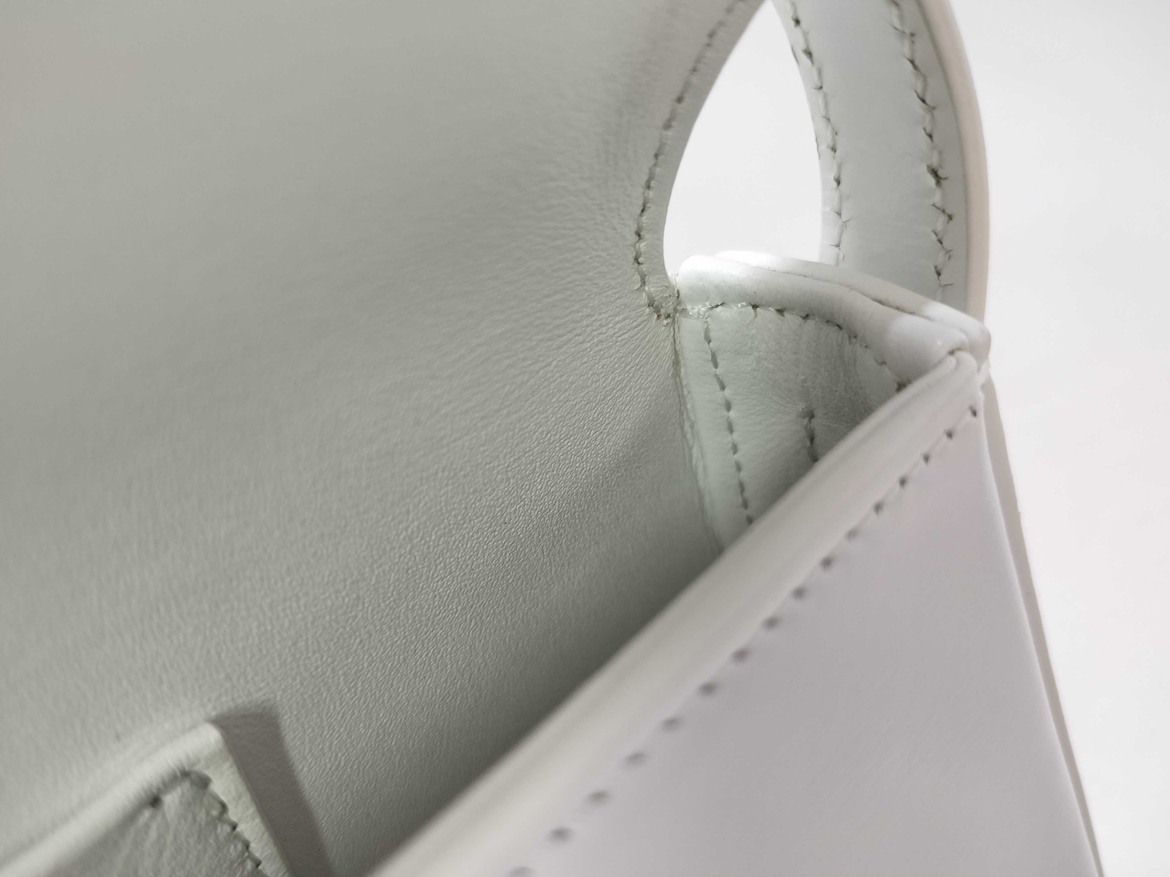 Triomphe One Shoulder Bag (White) — view 11