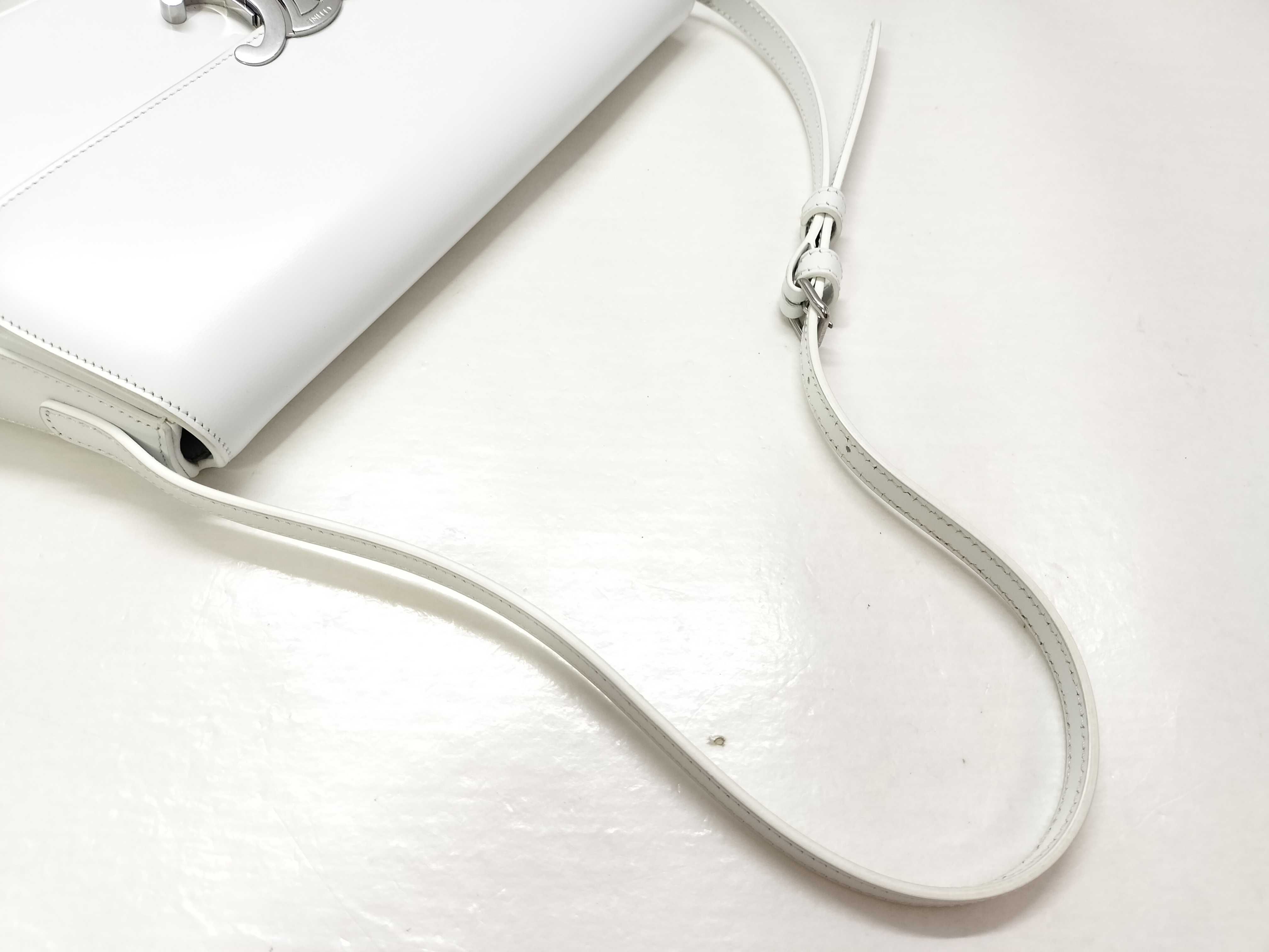 Triomphe One Shoulder Bag (White) — view 3