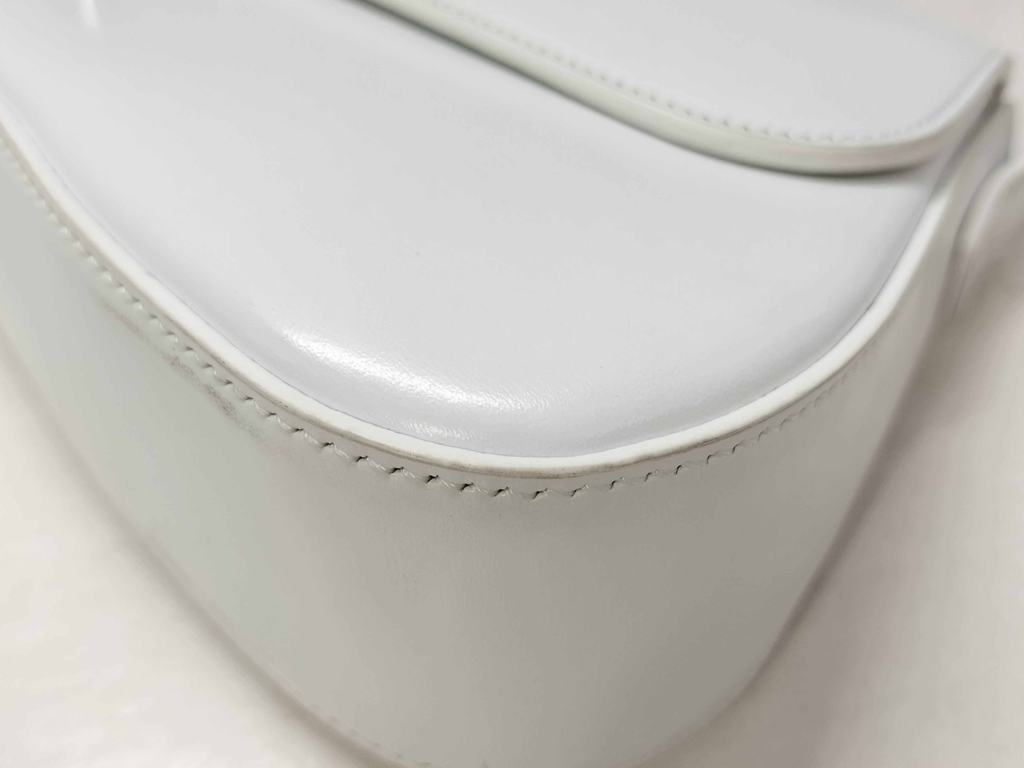 Triomphe One Shoulder Bag (White) — view 6