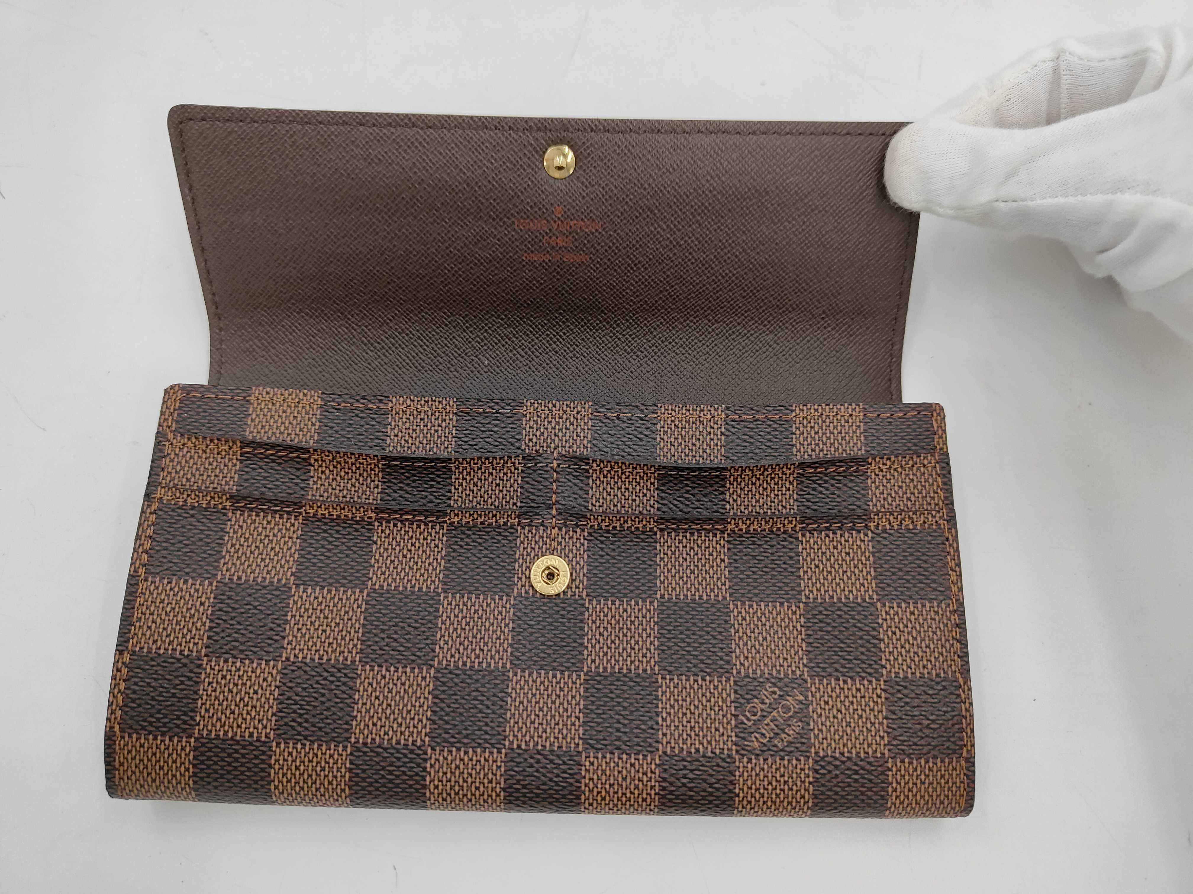 Damier Louis Vuitton Damier Portefeuille Sarah CA1152 Wallet — view 4