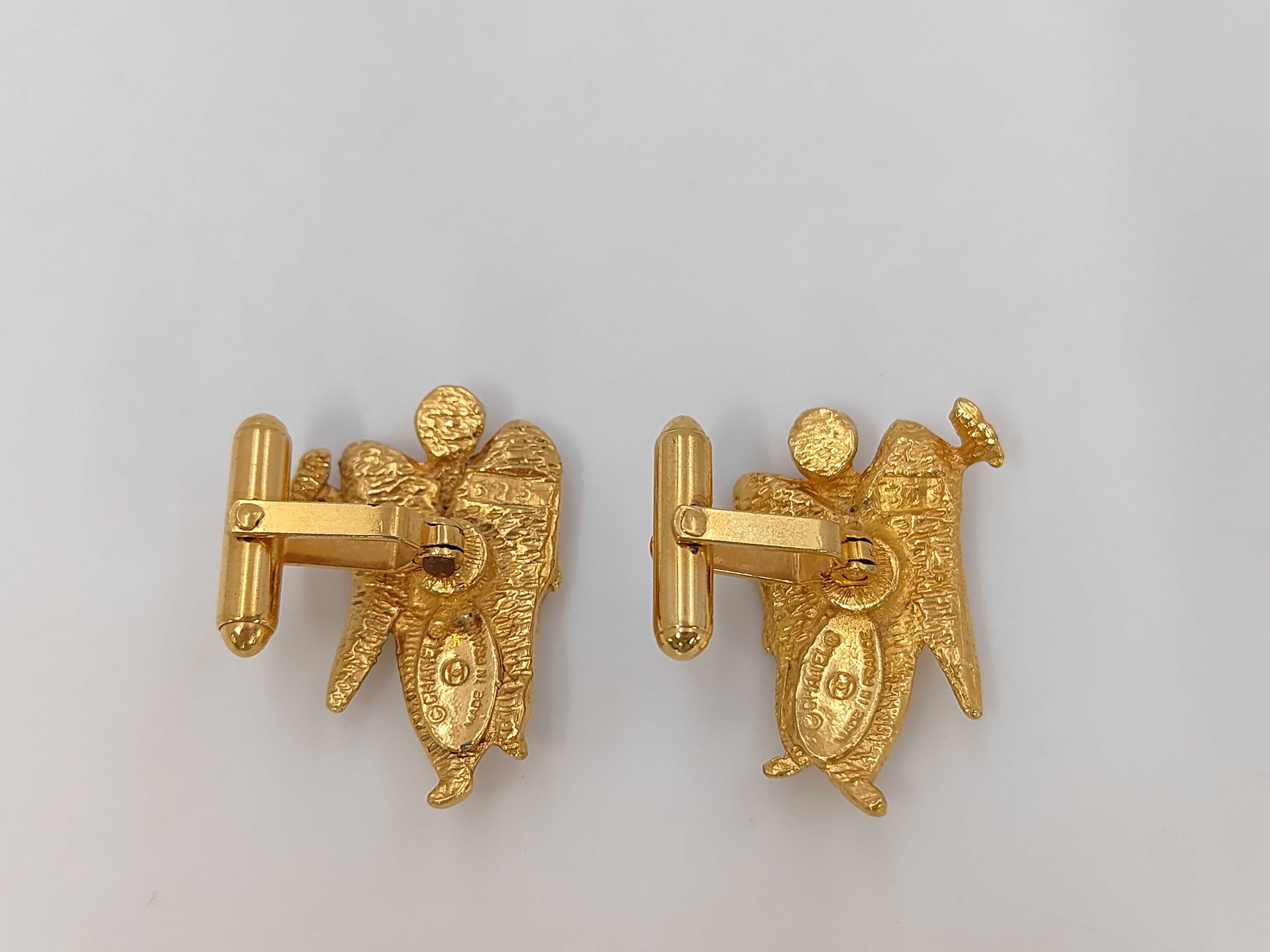 Plated Vintage Angel Cufflinks (with comments) - Tie Clip/Cufflinks — view 2