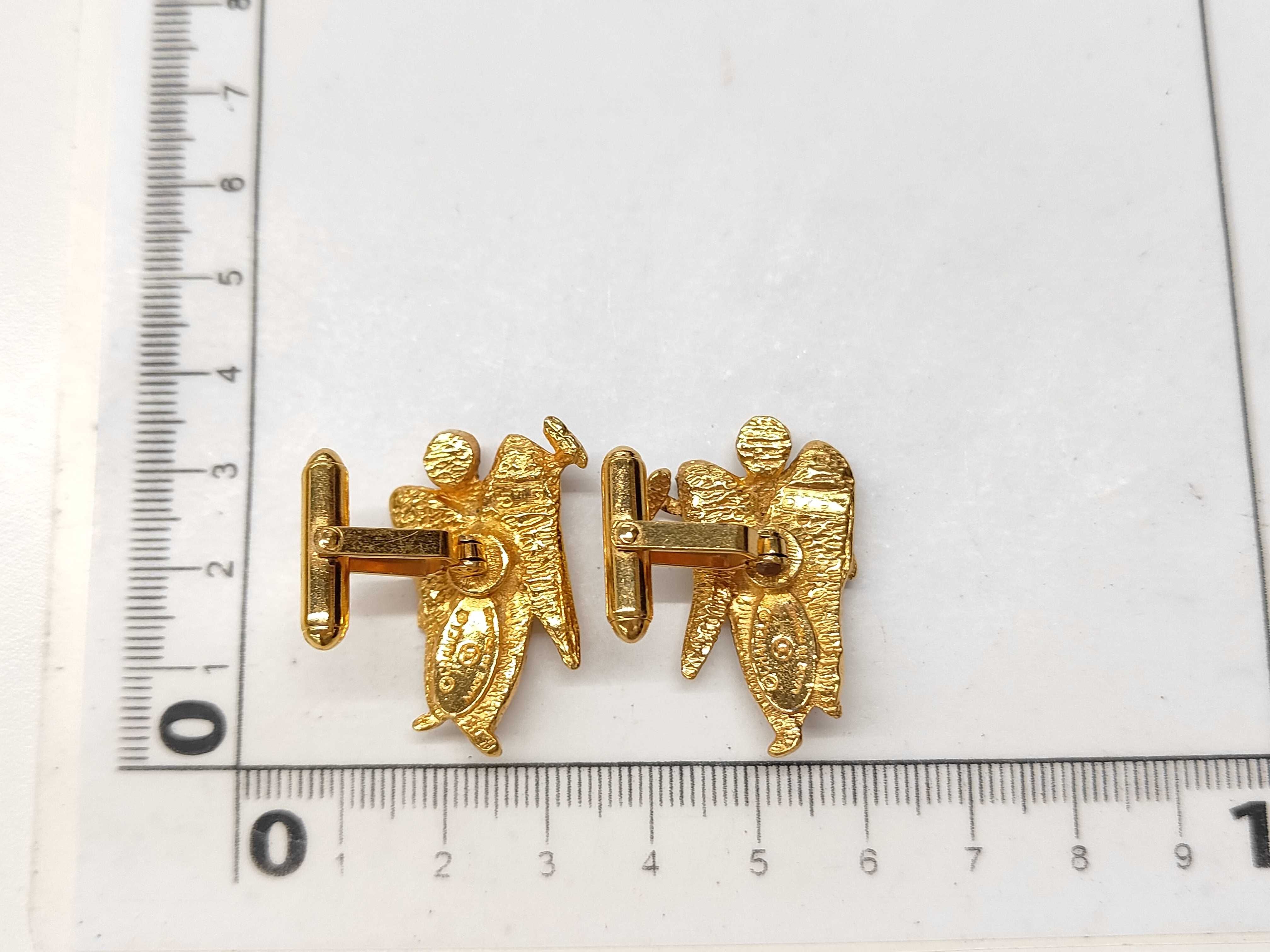 Plated Vintage Angel Cufflinks (with comments) - Tie Clip/Cufflinks — view 6