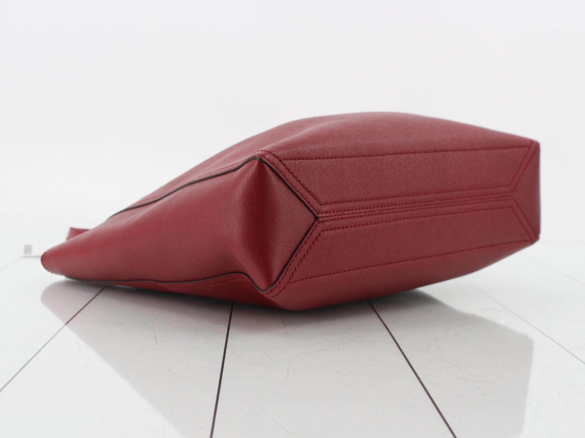 GG Marmont Leather Tote Bag, Red — view 5