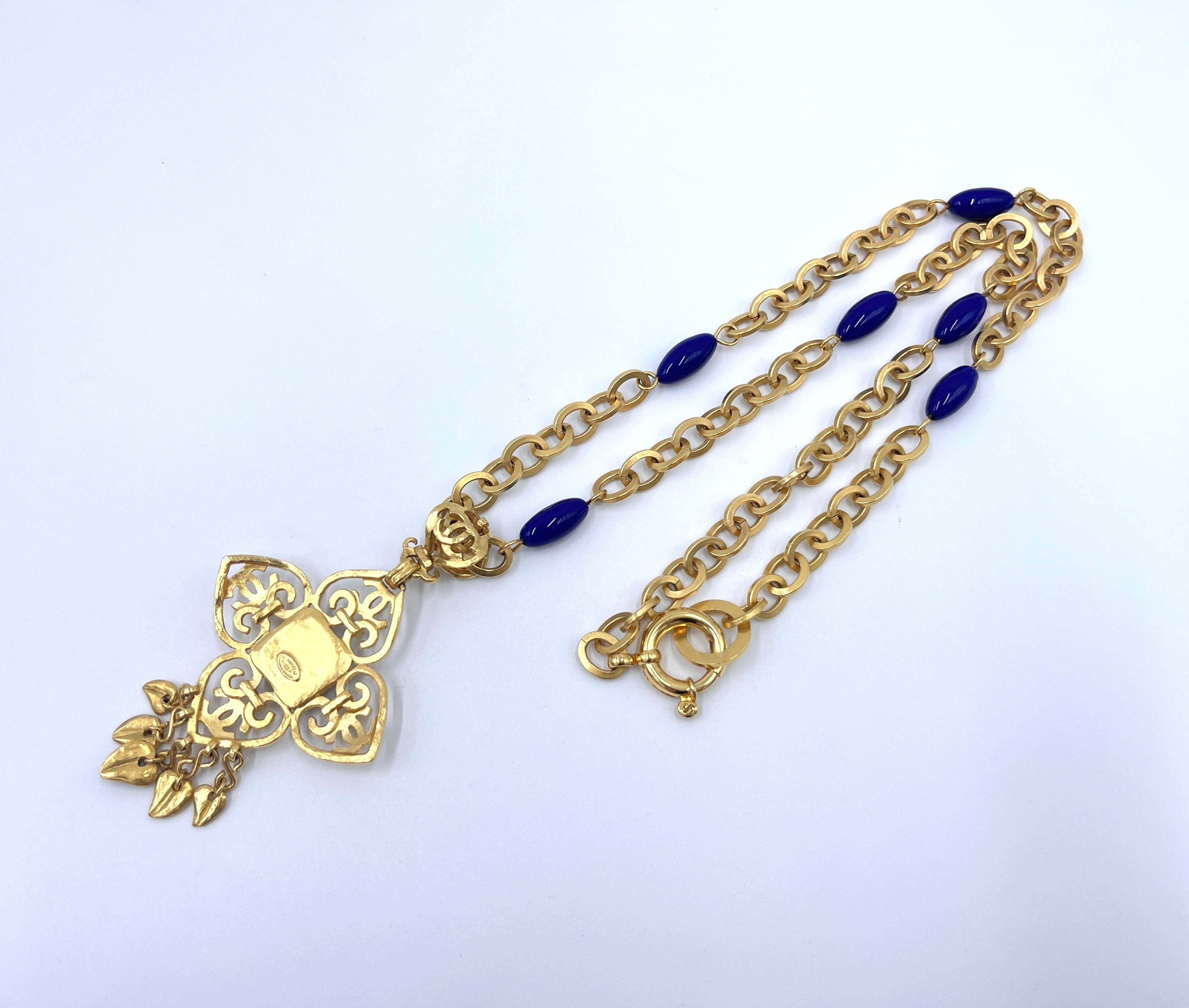 Coco Mark 95P GP x Colored Stone Gold Necklace — view 5