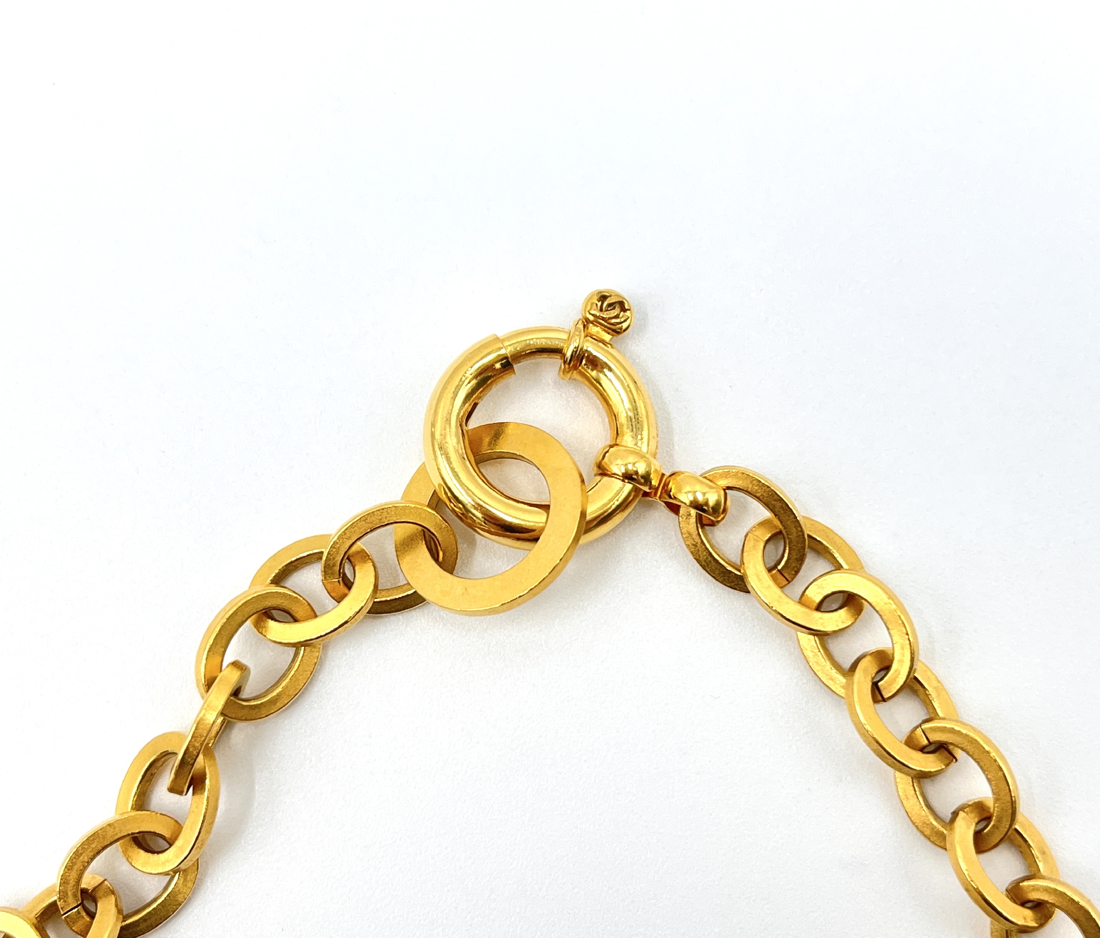Coco Mark 95P GP x Colored Stone Gold Necklace — view 6