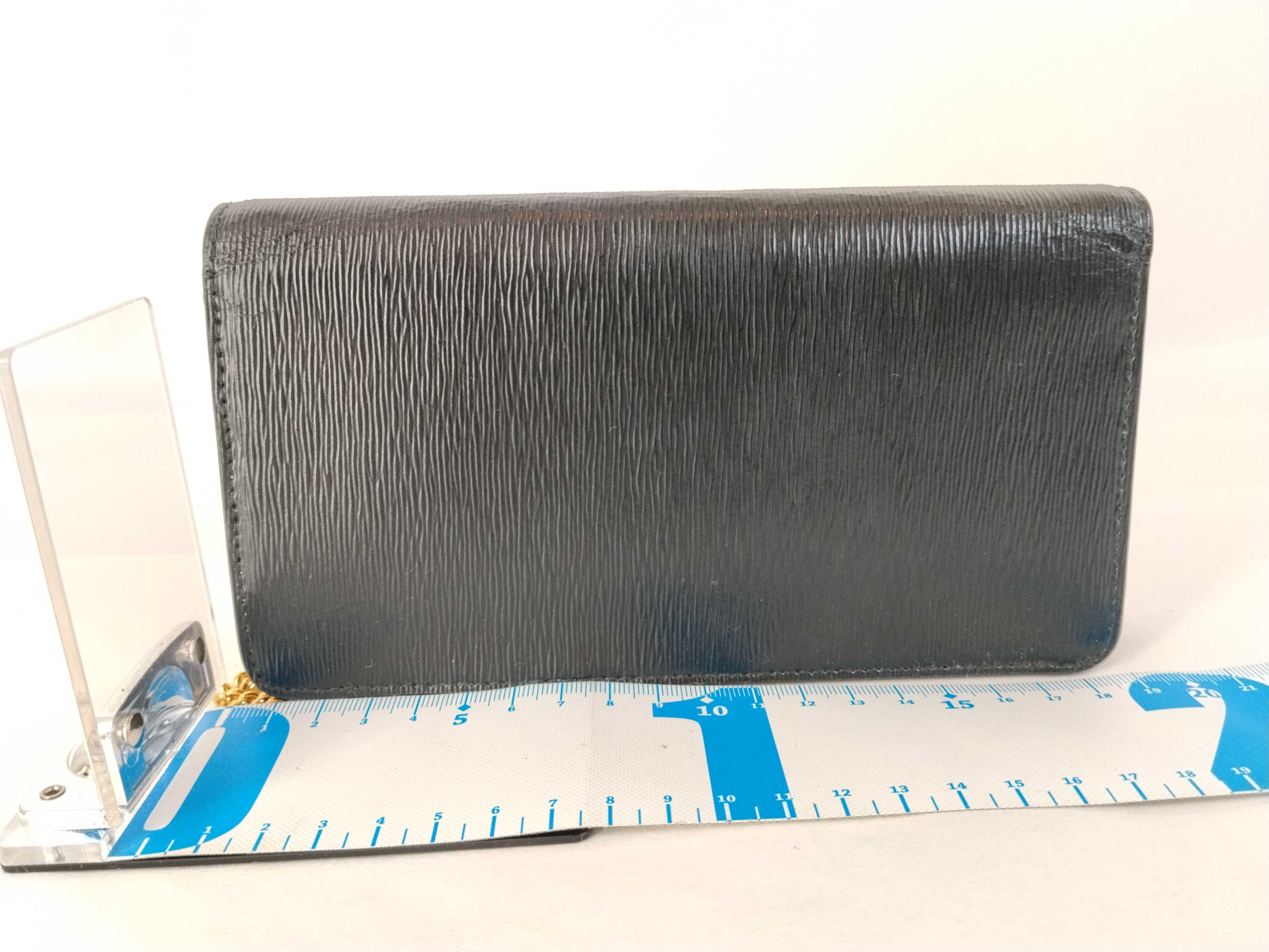 PH- Black Vitello Leather Crossbody Bag (Shoulder Bag) — view 2