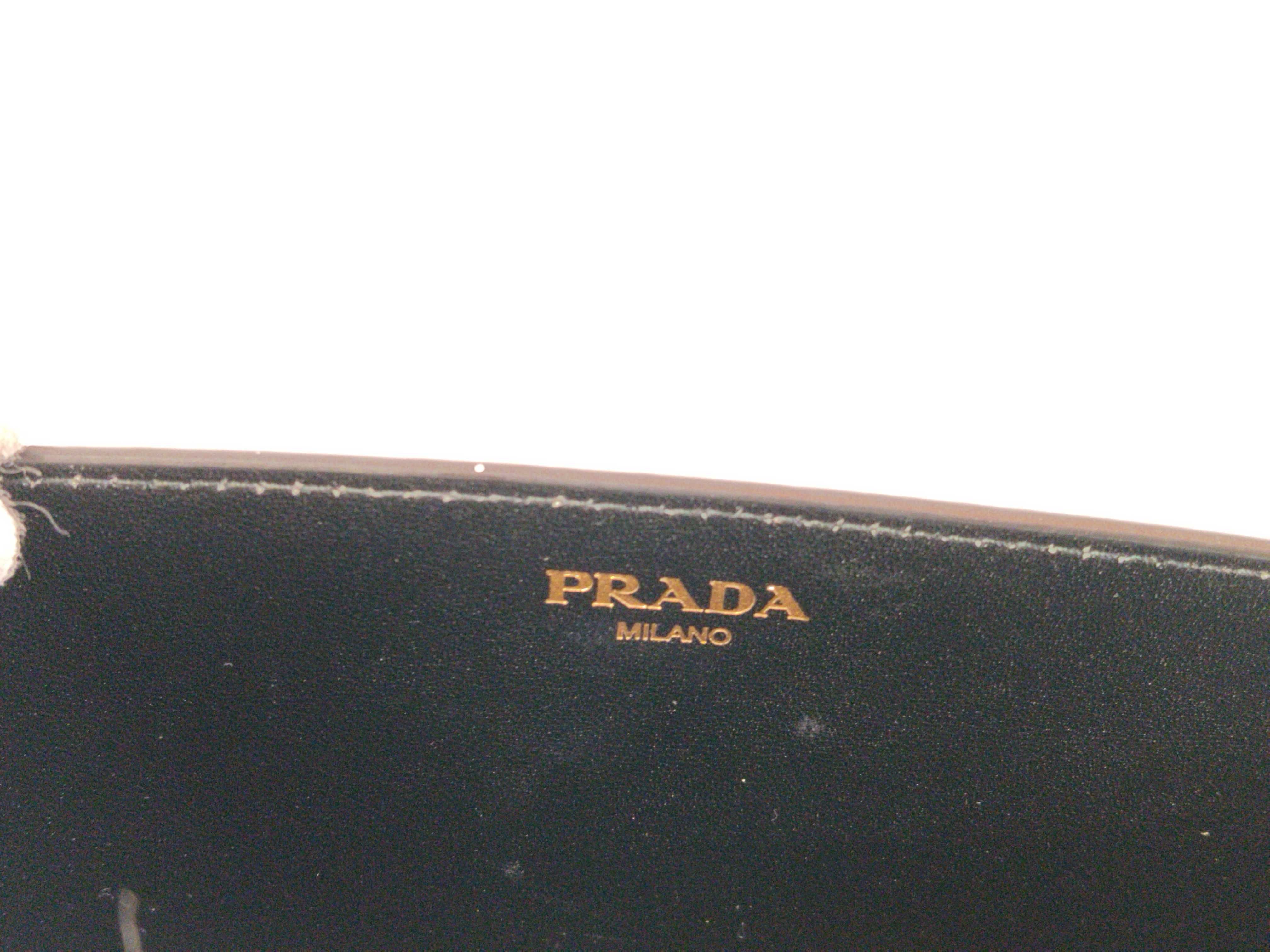 PH- Black Vitello Leather Crossbody Bag (Shoulder Bag) — view 11