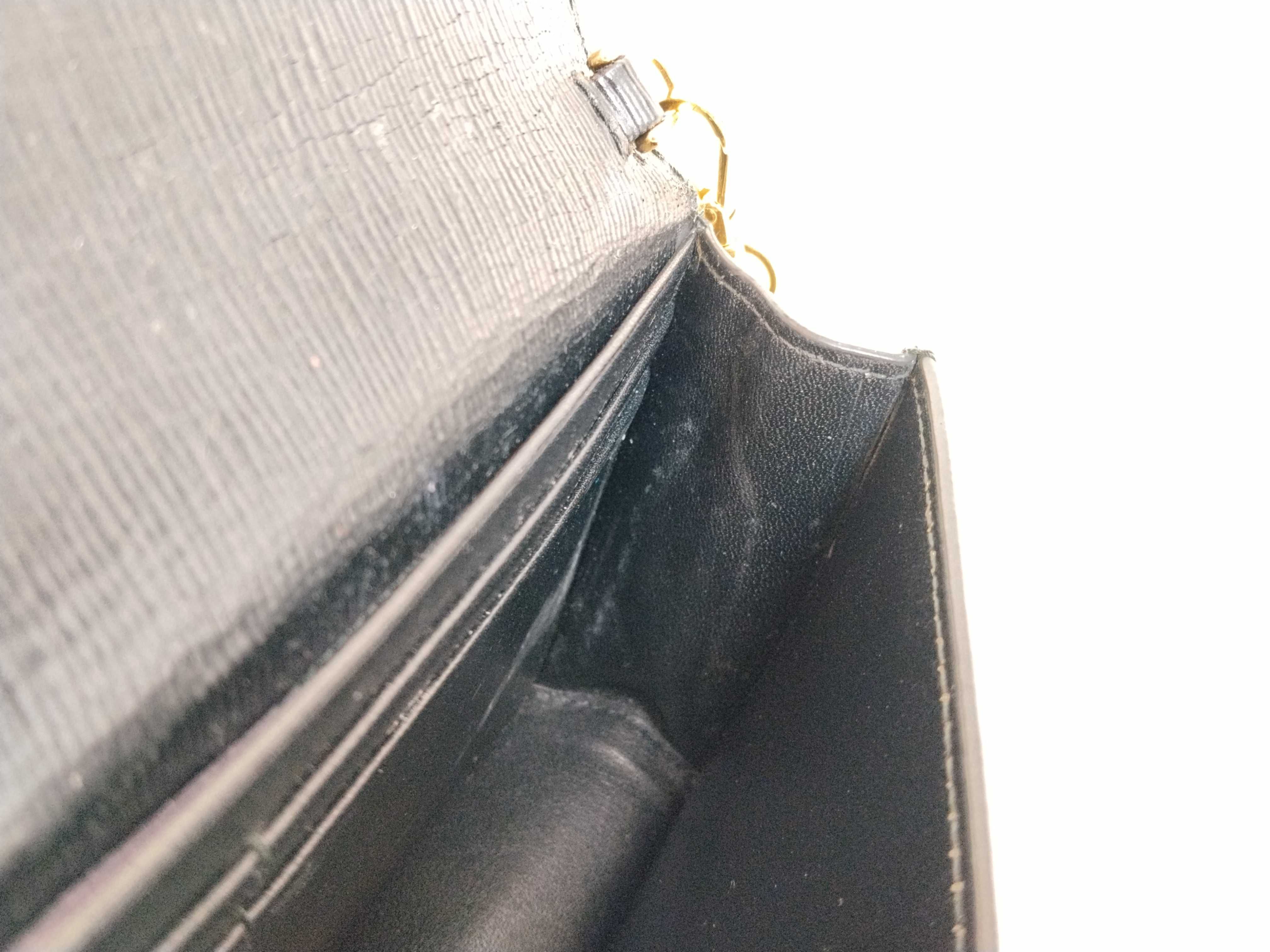 PH- Black Vitello Leather Crossbody Bag (Shoulder Bag) — view 10
