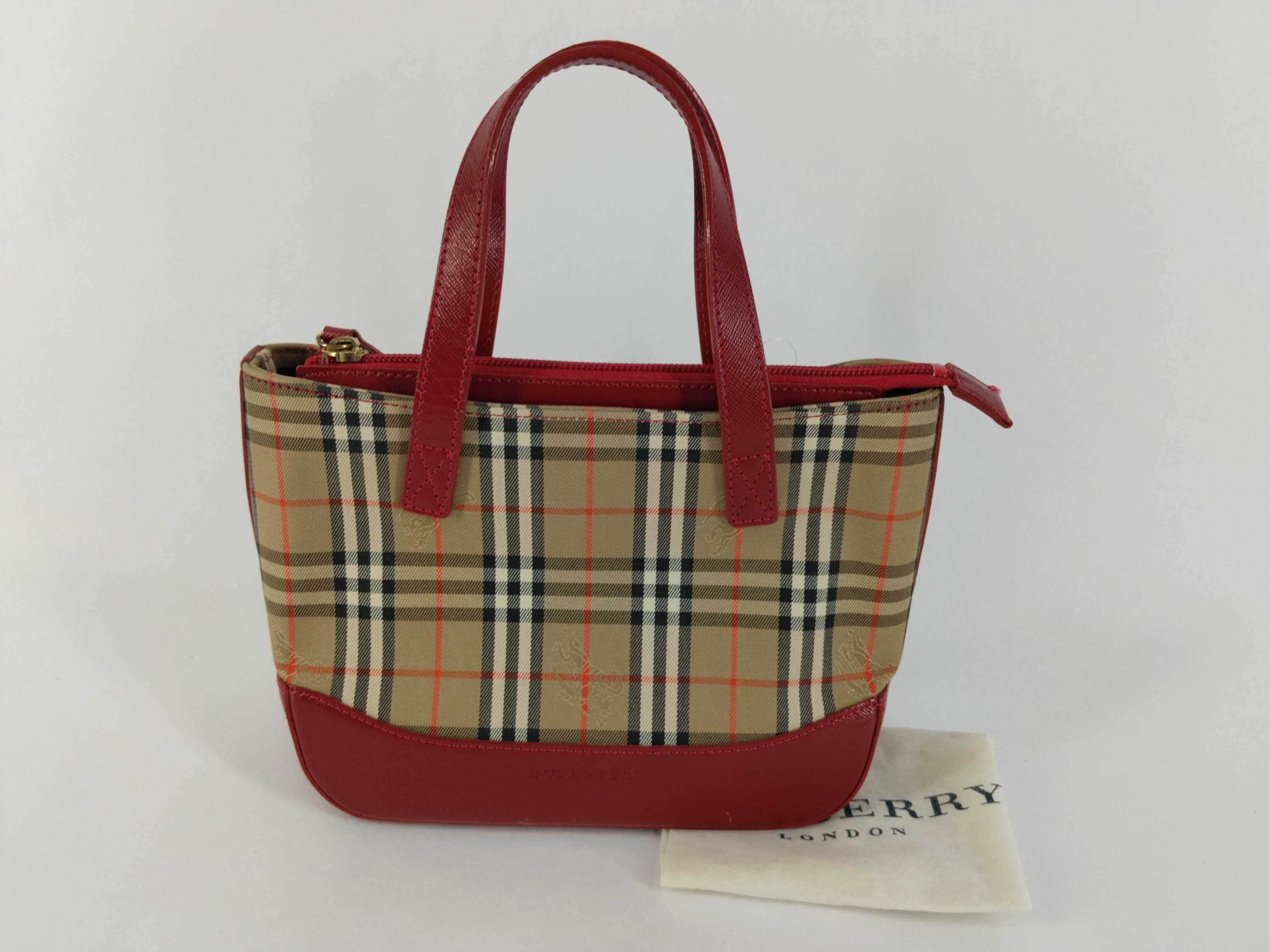 Nova Check Mini Handbag (Red)