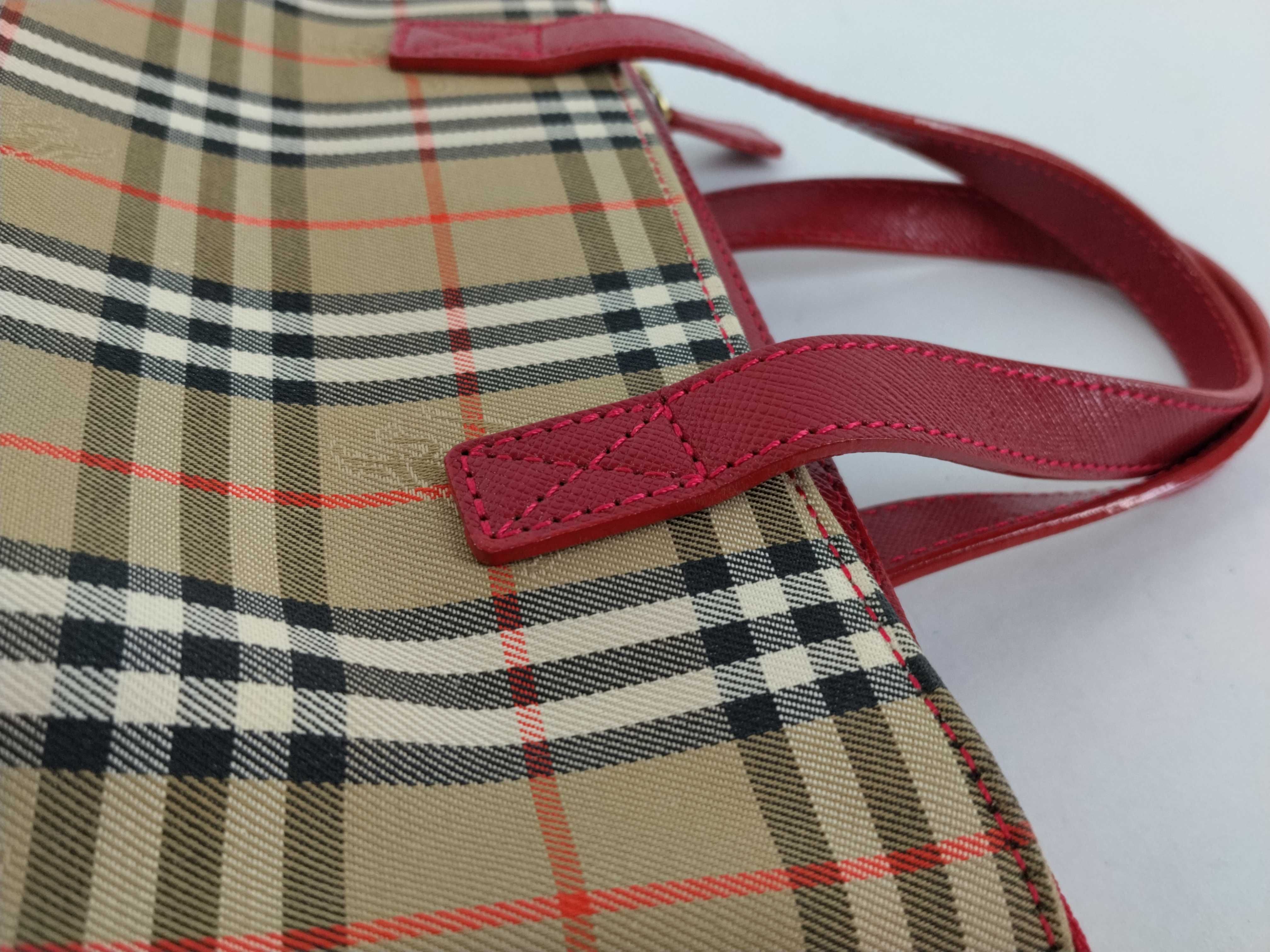 Nova Check Mini Handbag (Red) — view 5
