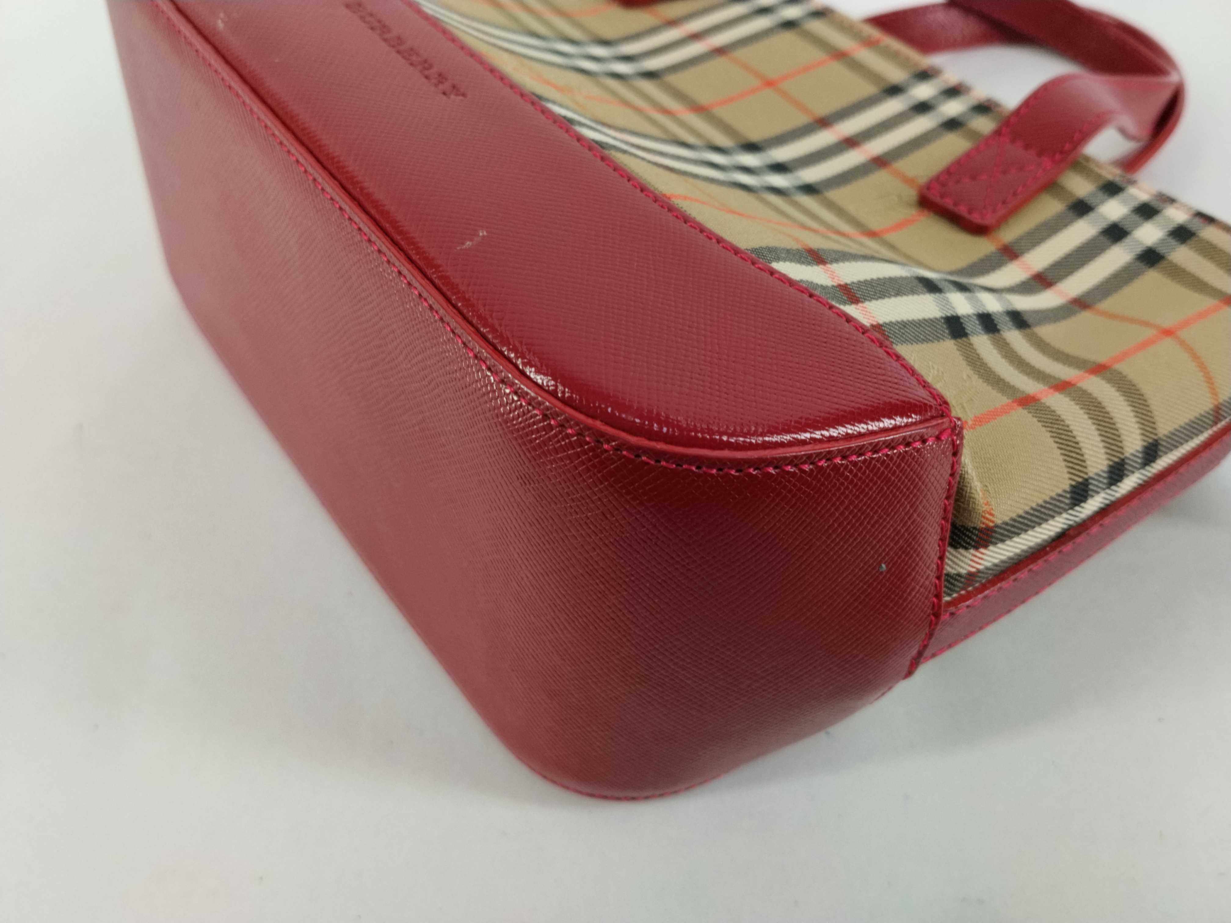 Nova Check Mini Handbag (Red) — view 6