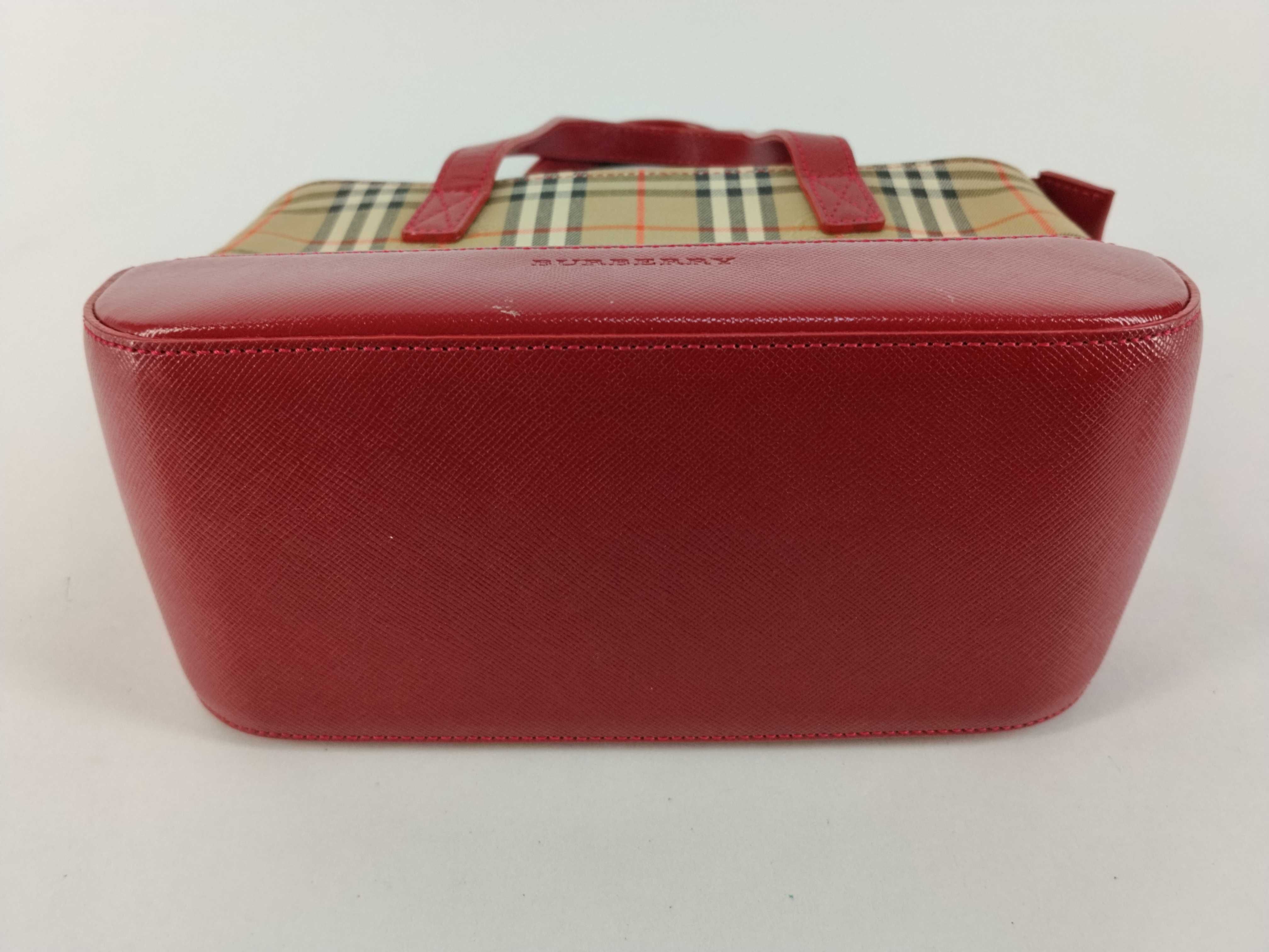 Nova Check Mini Handbag (Red) — view 7