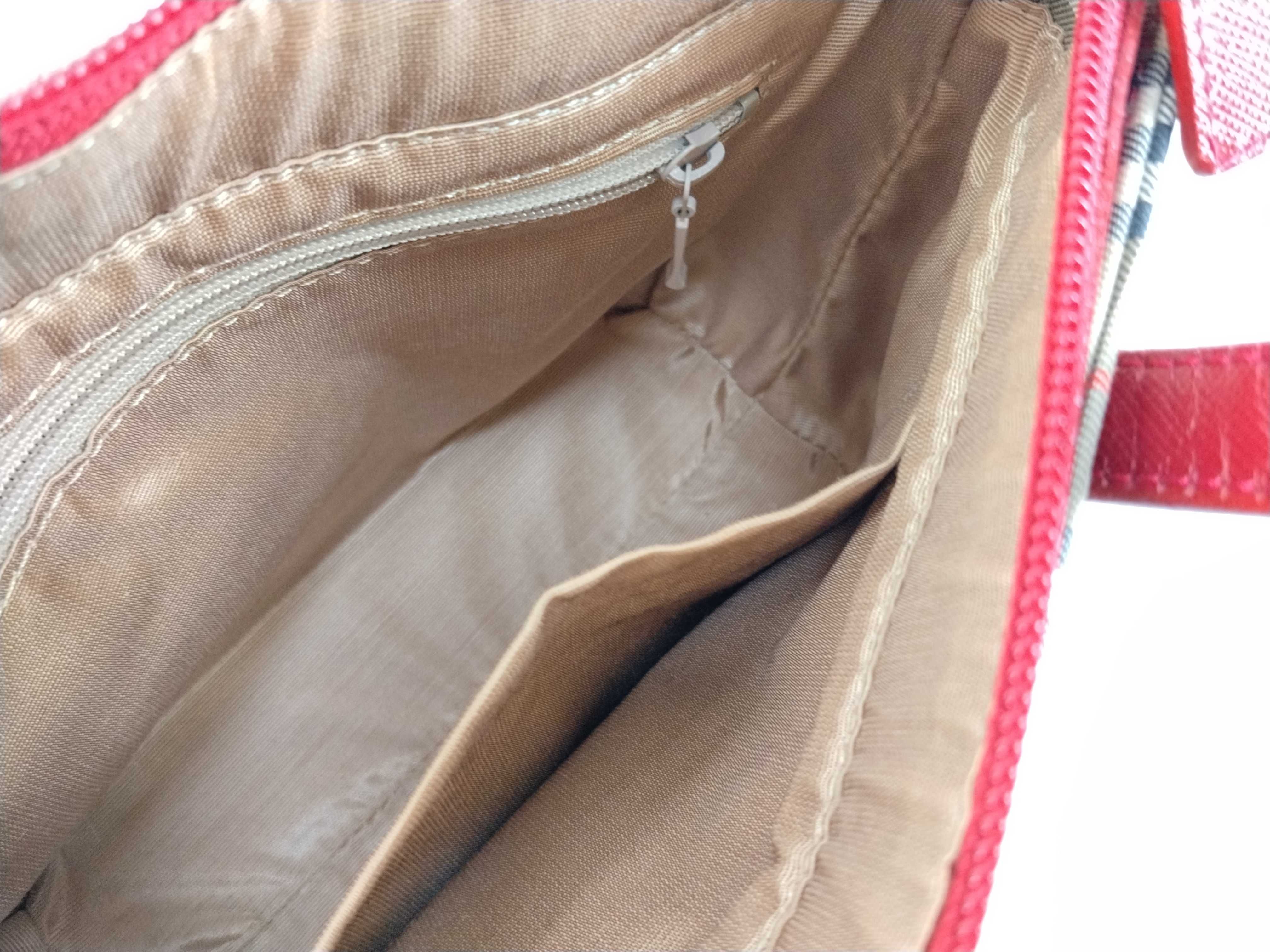 Nova Check Mini Handbag (Red) — view 9