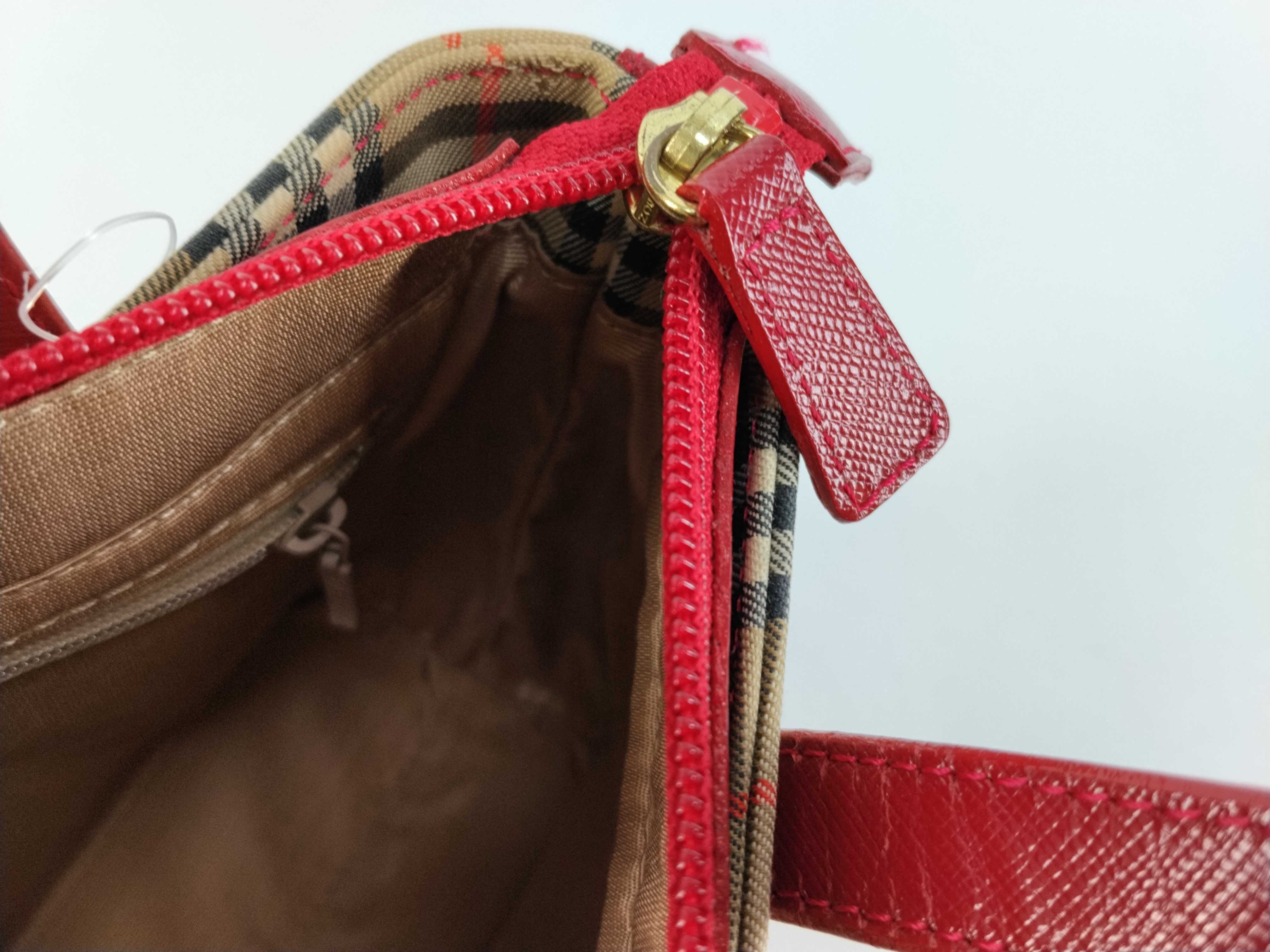 Nova Check Mini Handbag (Red) — view 10