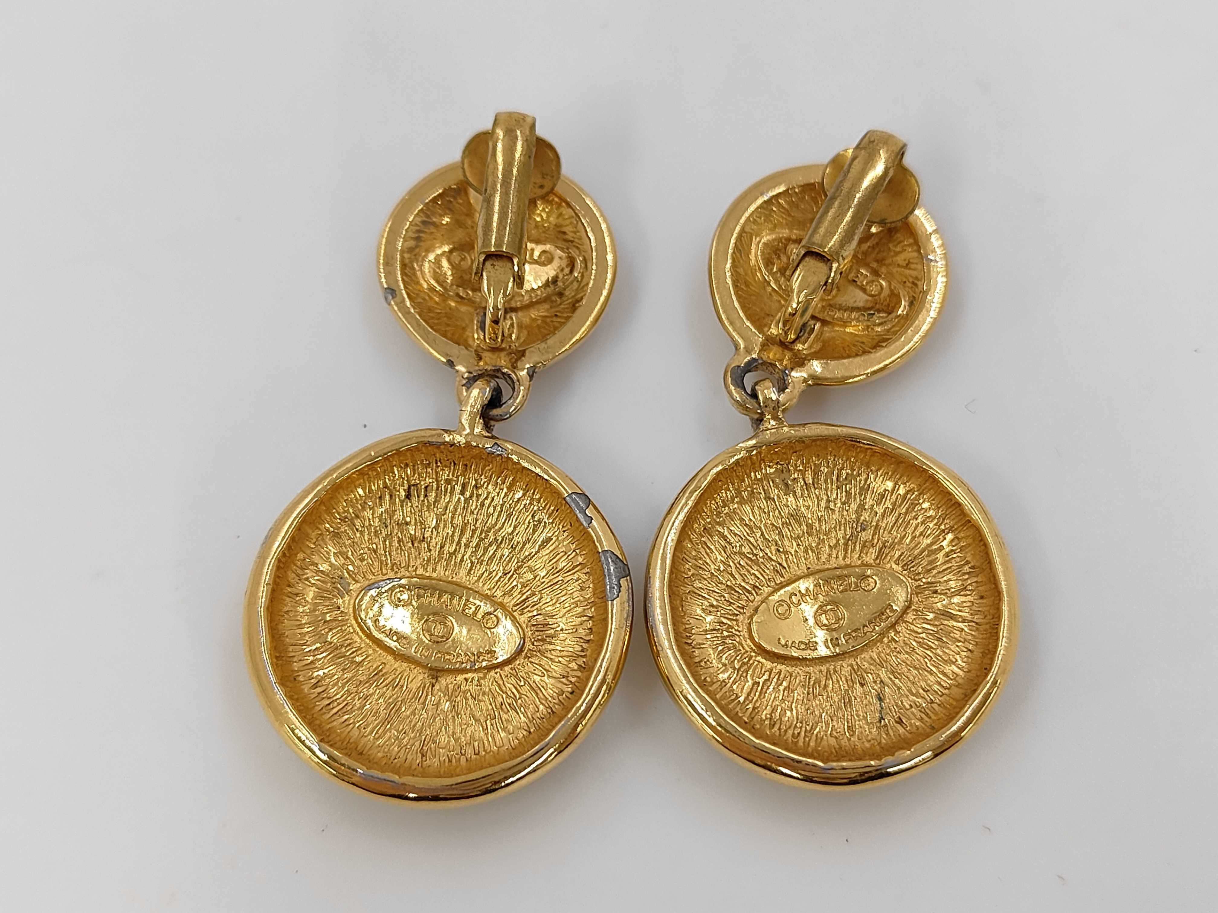 Coco Mark Circle Earrings — view 2