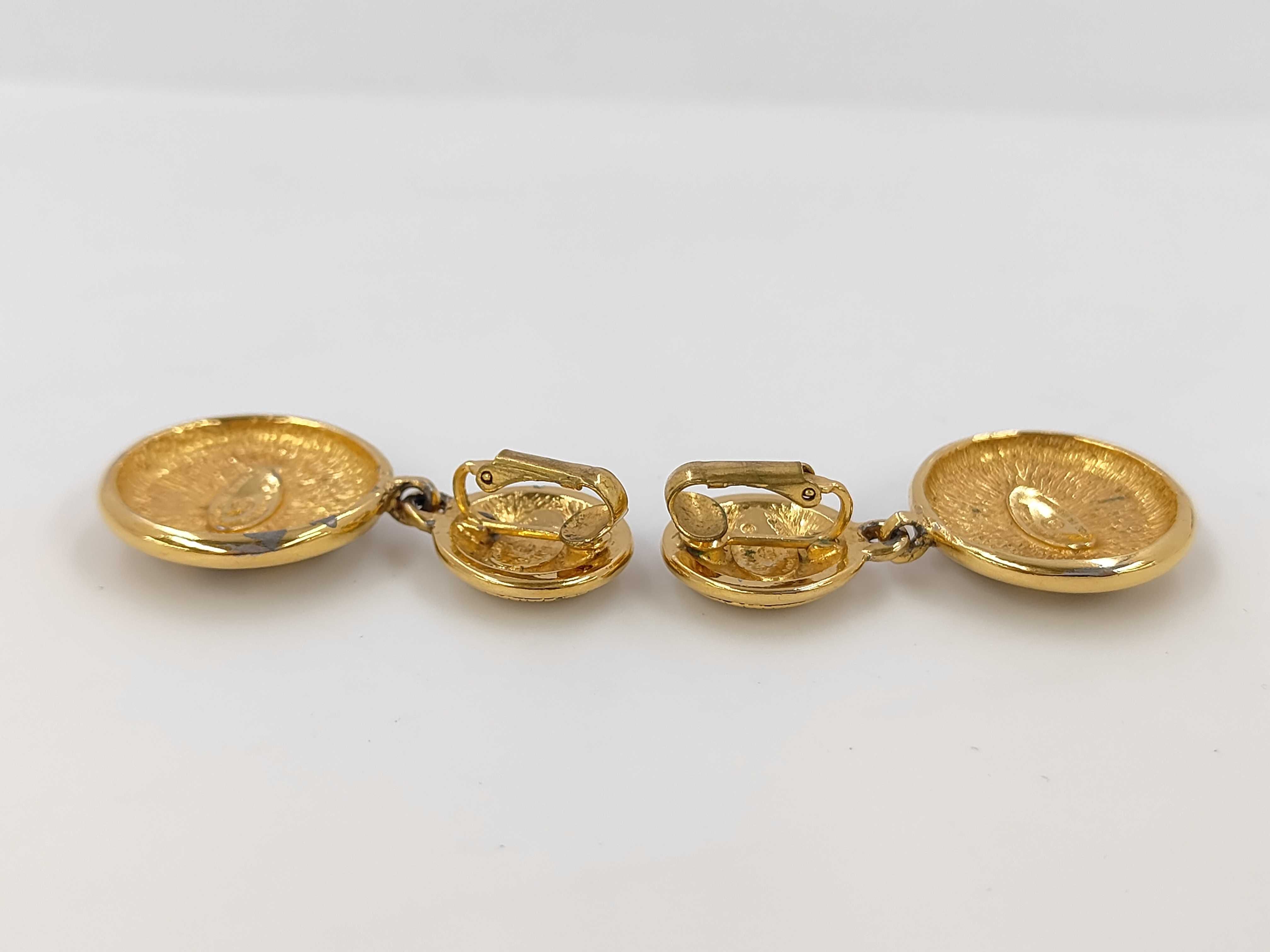 Coco Mark Circle Earrings — view 4