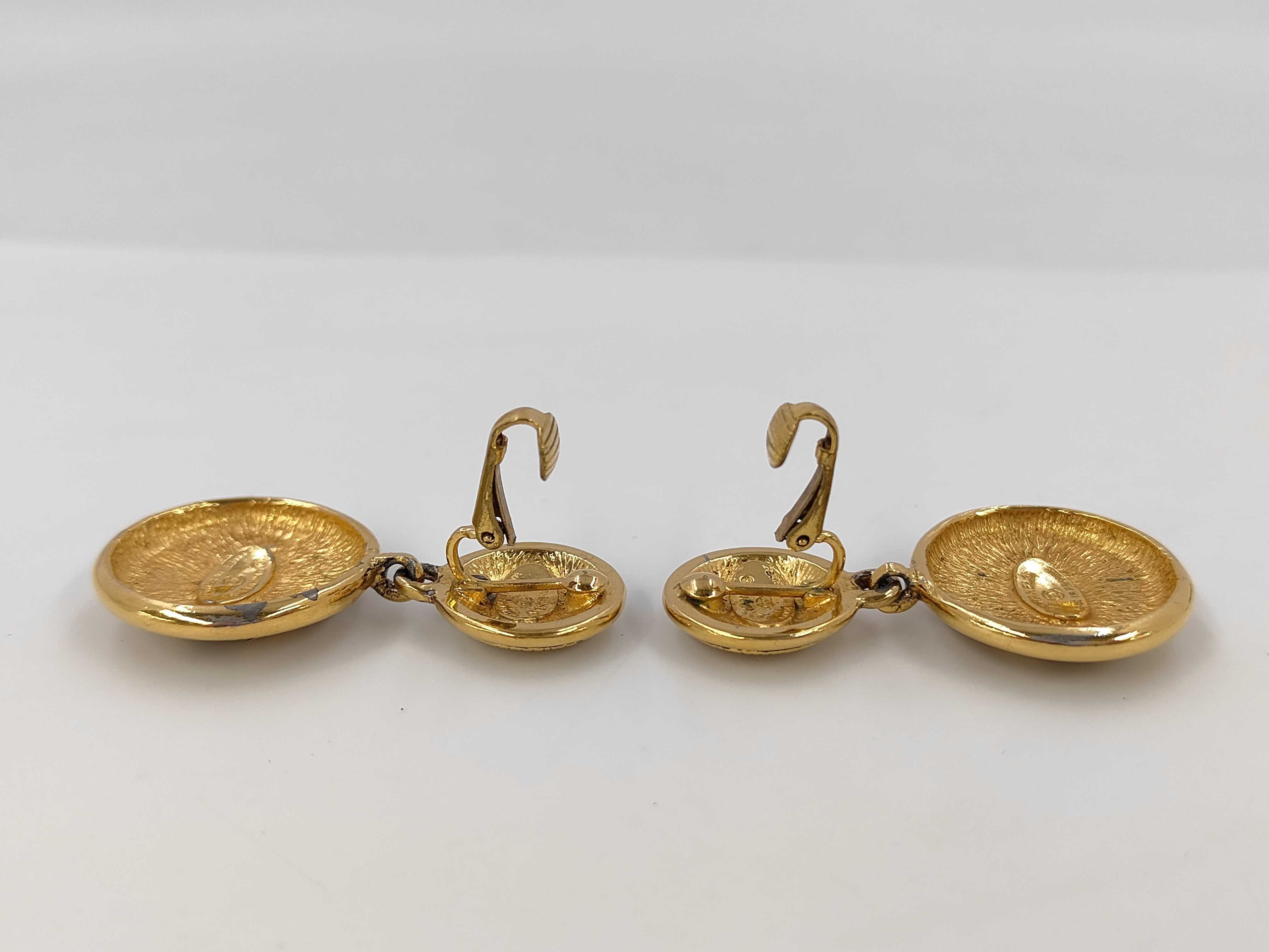 Coco Mark Circle Earrings — view 5