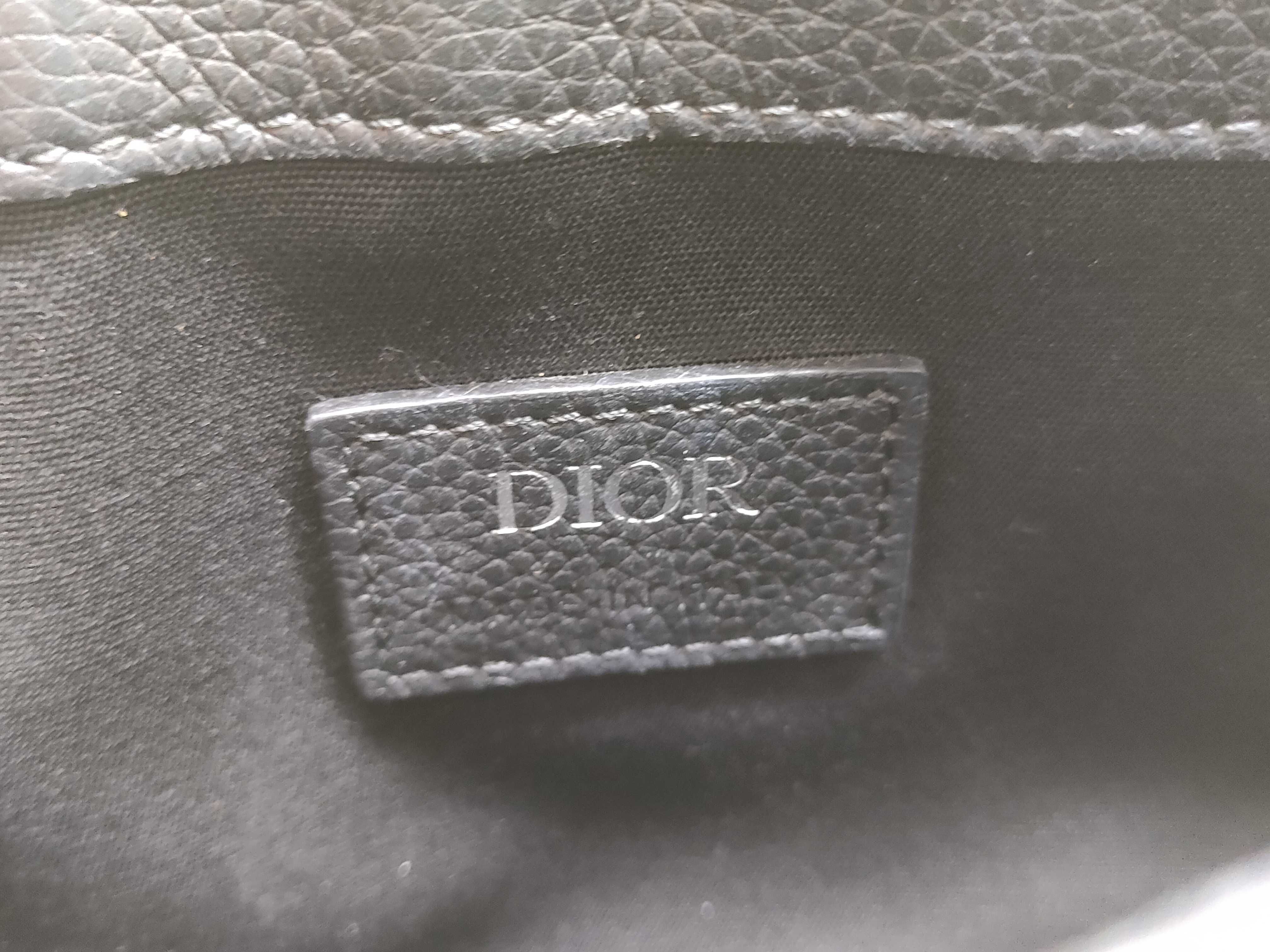 Trotter Dior Oblique Saddle Bag Canvas Shoulder Bag — view 11