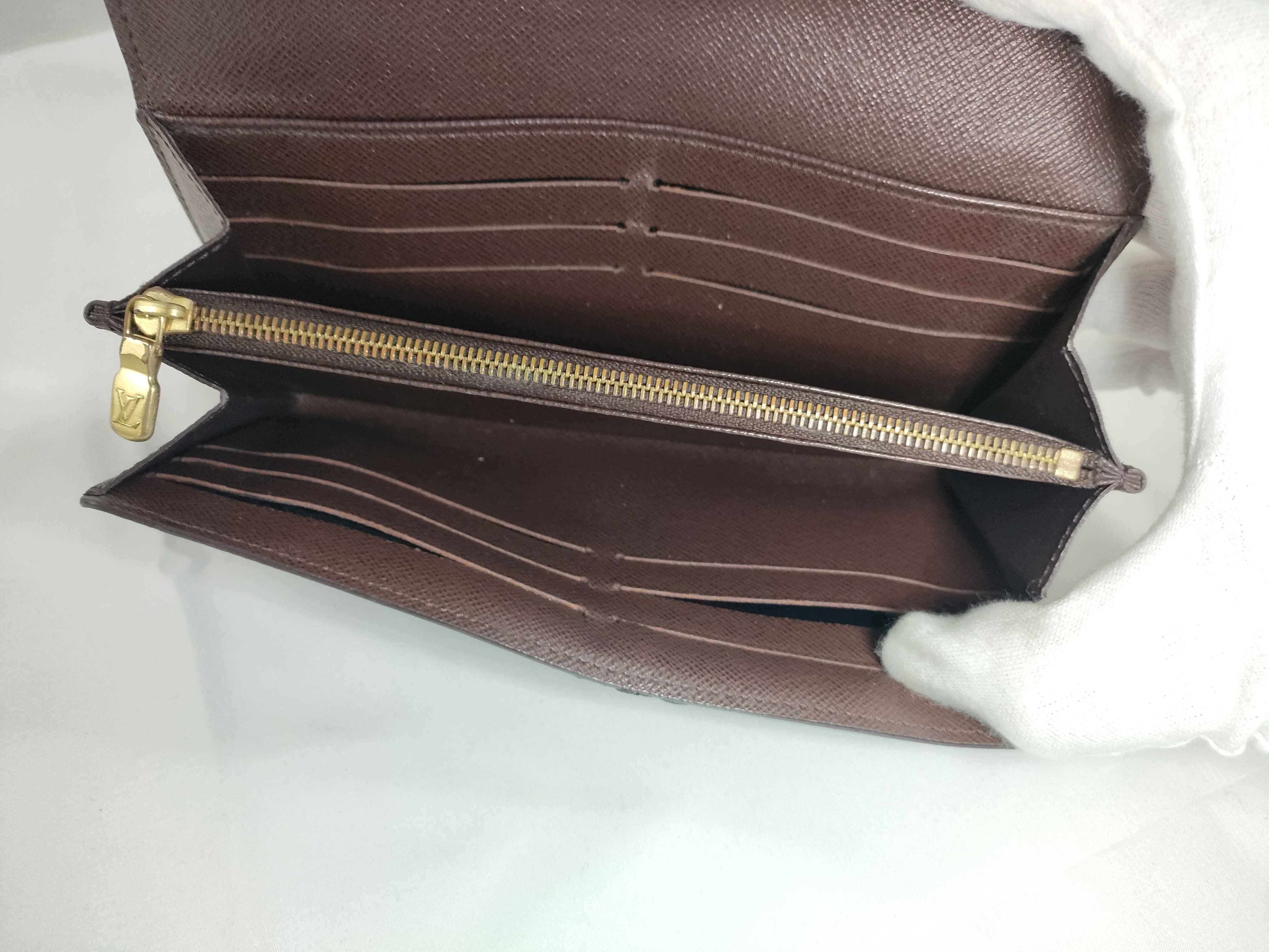 Damier Louis Vuitton Portefeuille Sarah Damier Wallet — view 11