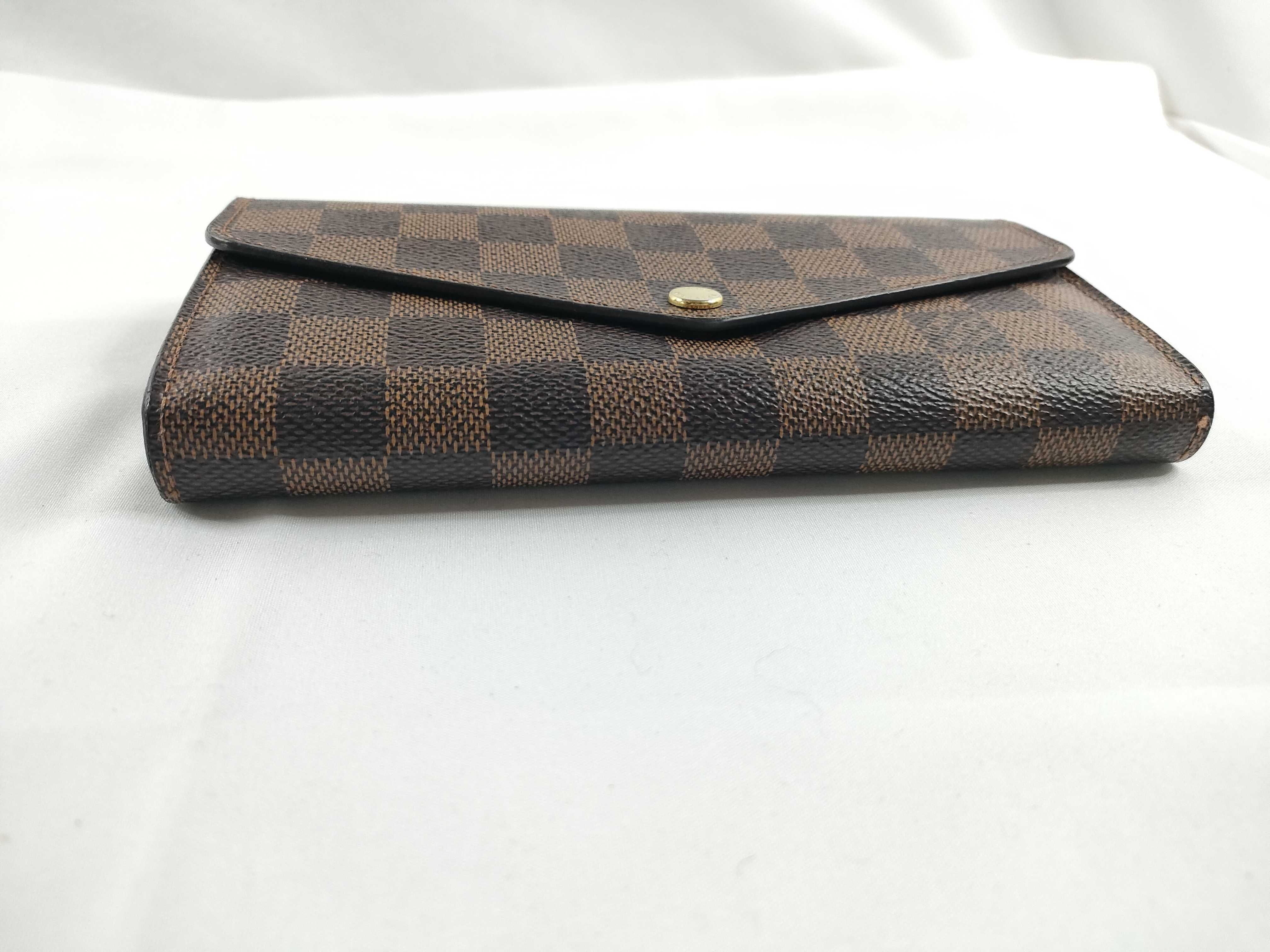 Damier Louis Vuitton Portefeuille Sarah Damier Wallet — view 6