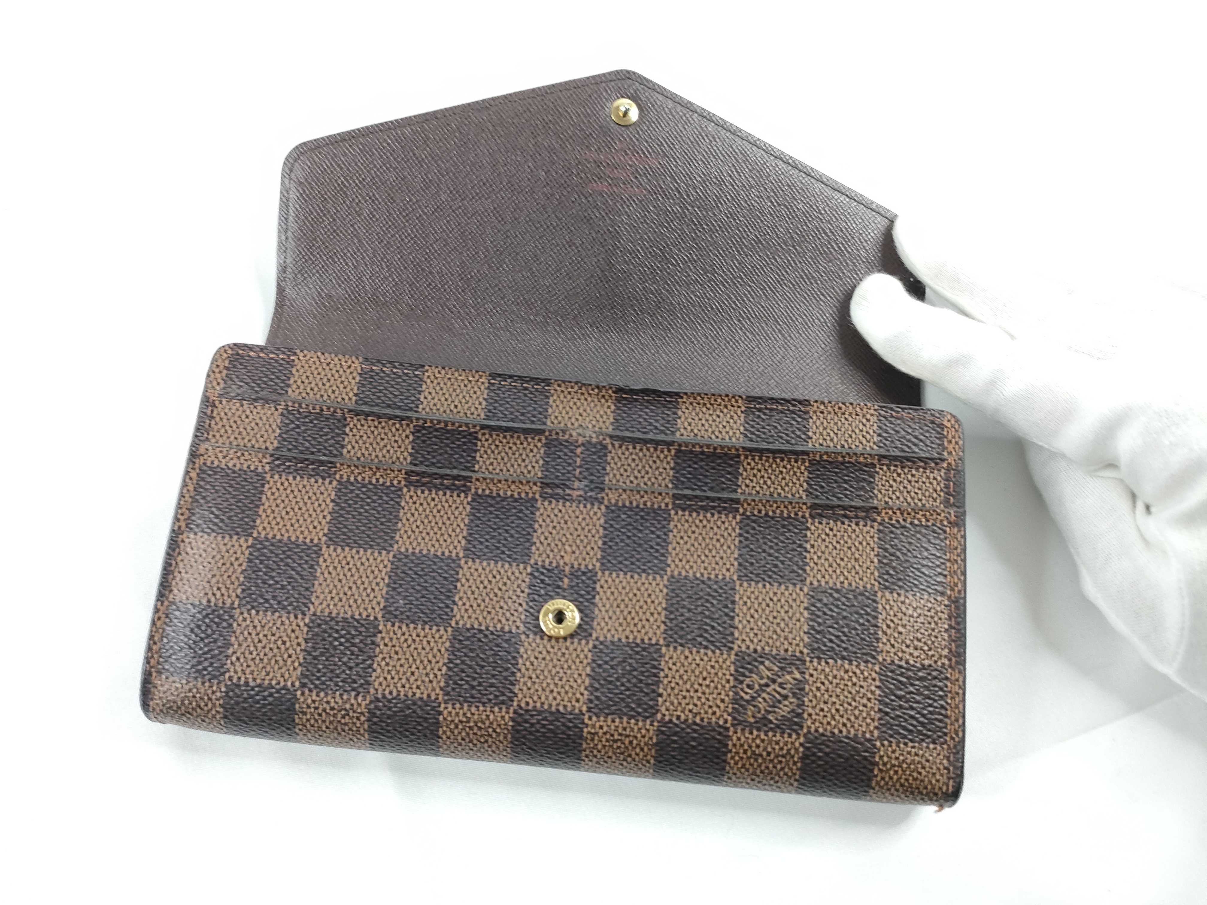 Damier Louis Vuitton Portefeuille Sarah Damier Wallet — view 8
