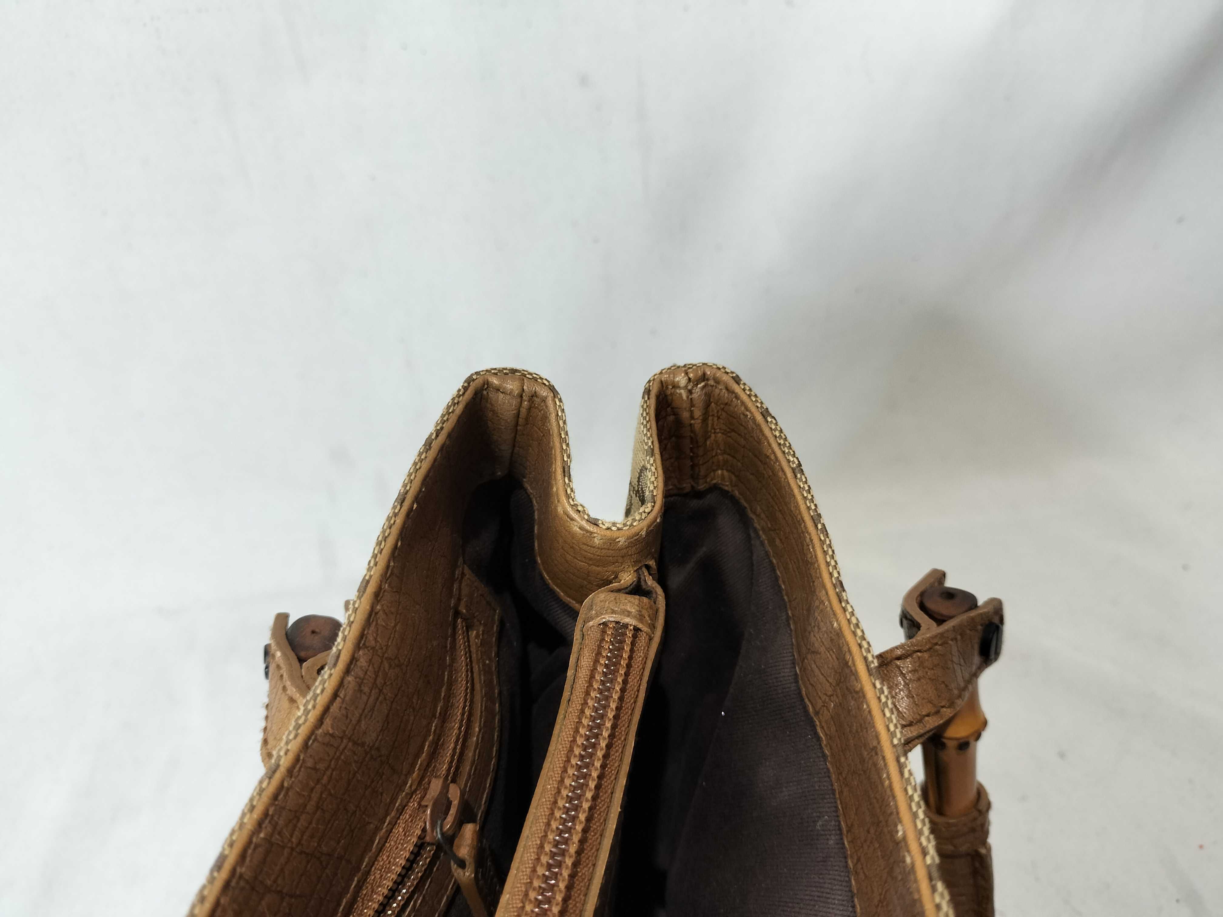 Bamboo 112526 213317 GG Canvas Handbag — view 11