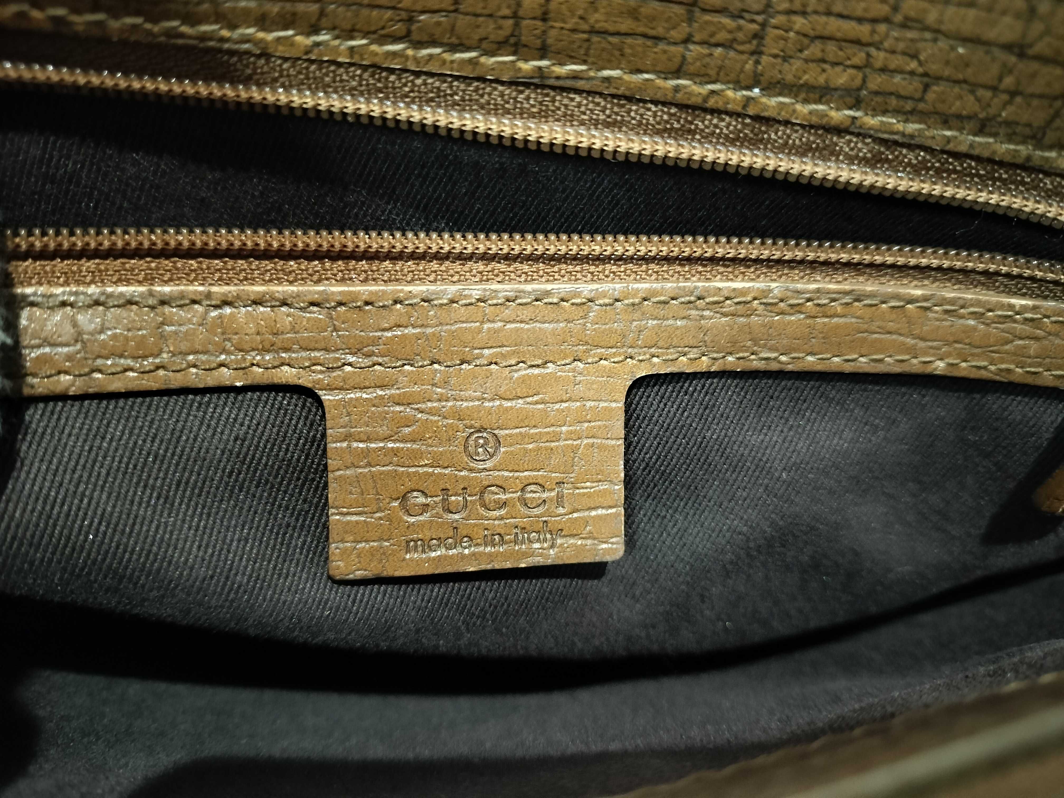 Bamboo 112526 213317 GG Canvas Handbag — view 10